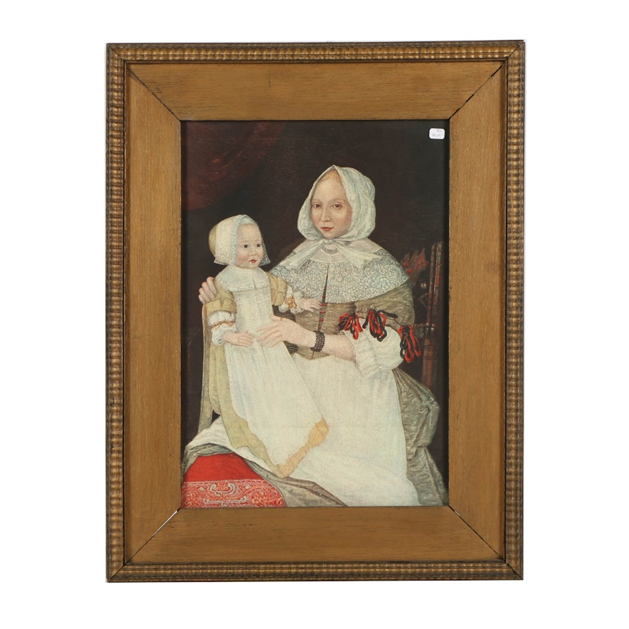 Giclee on Paper After "Mrs John Freake and Baby Mary"