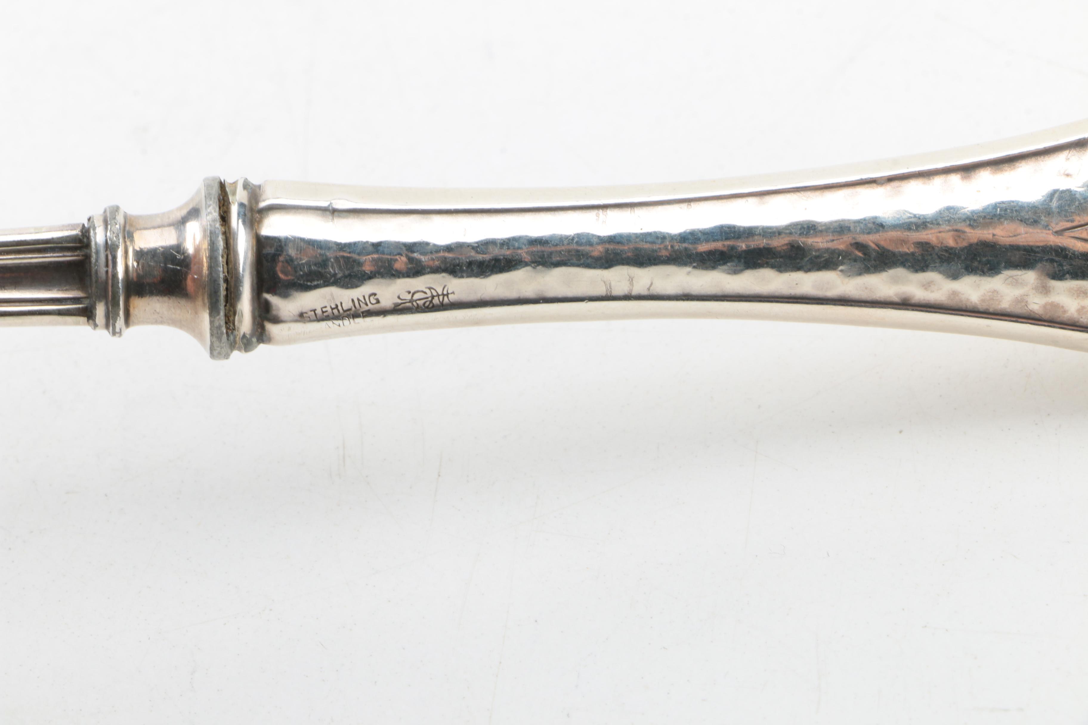 American Silver Co. Sterling Silver Hollow Handled Serving Utensils