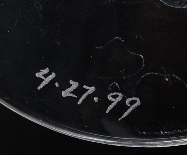 Eight Waterford Crystal "Millennium Collection" Champagne Flutes"