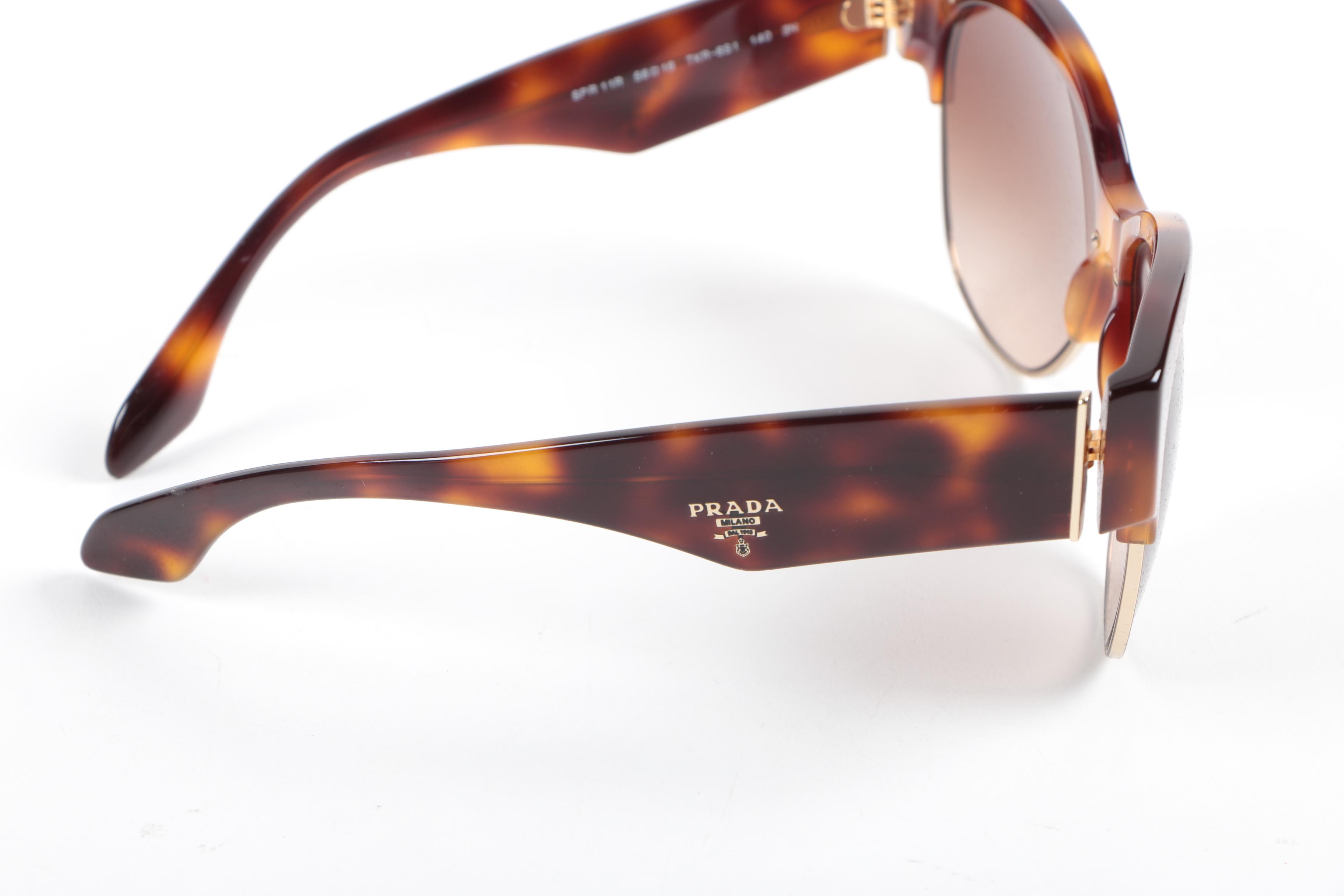 Prada SPR11R Havana Brown Sunglasses