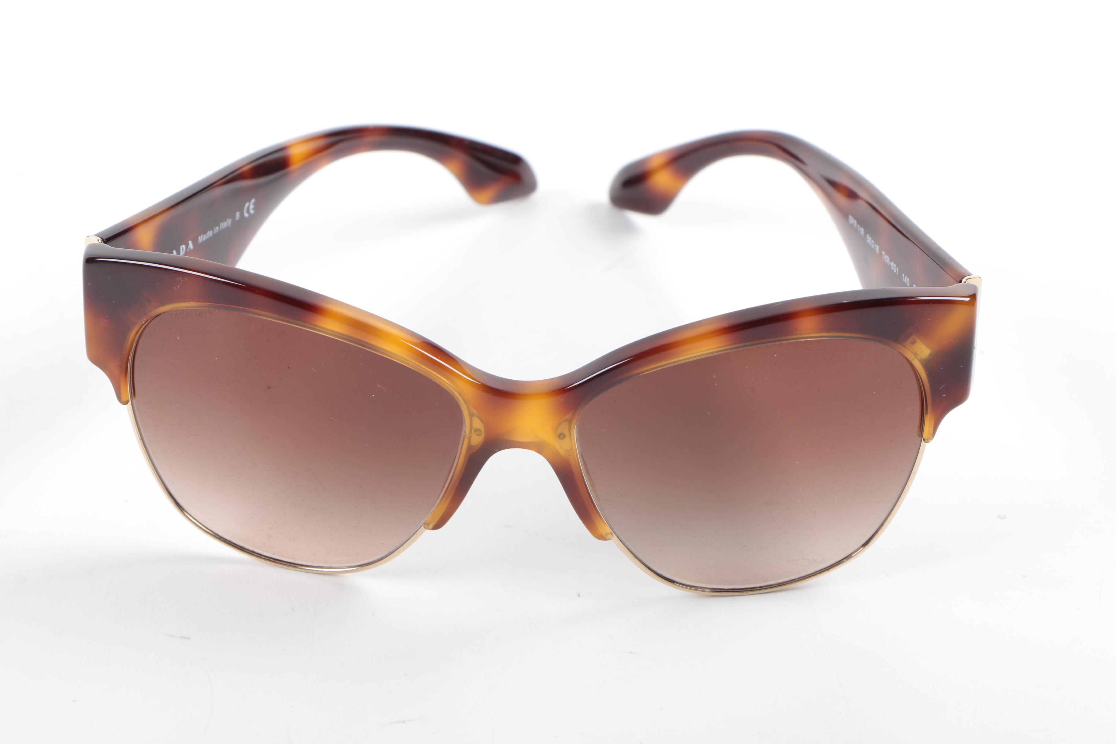 Prada SPR11R Havana Brown Sunglasses