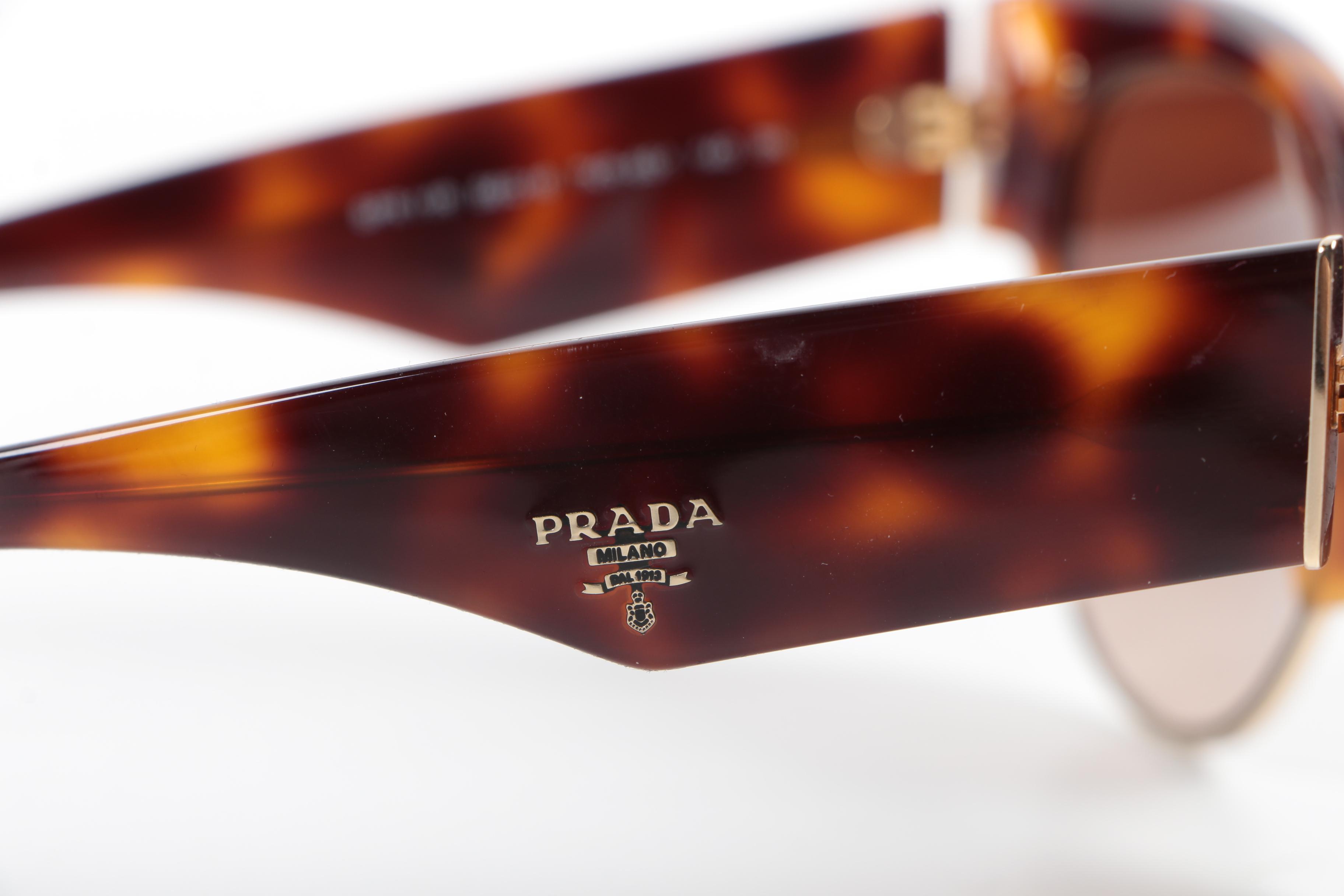 Prada SPR11R Havana Brown Sunglasses