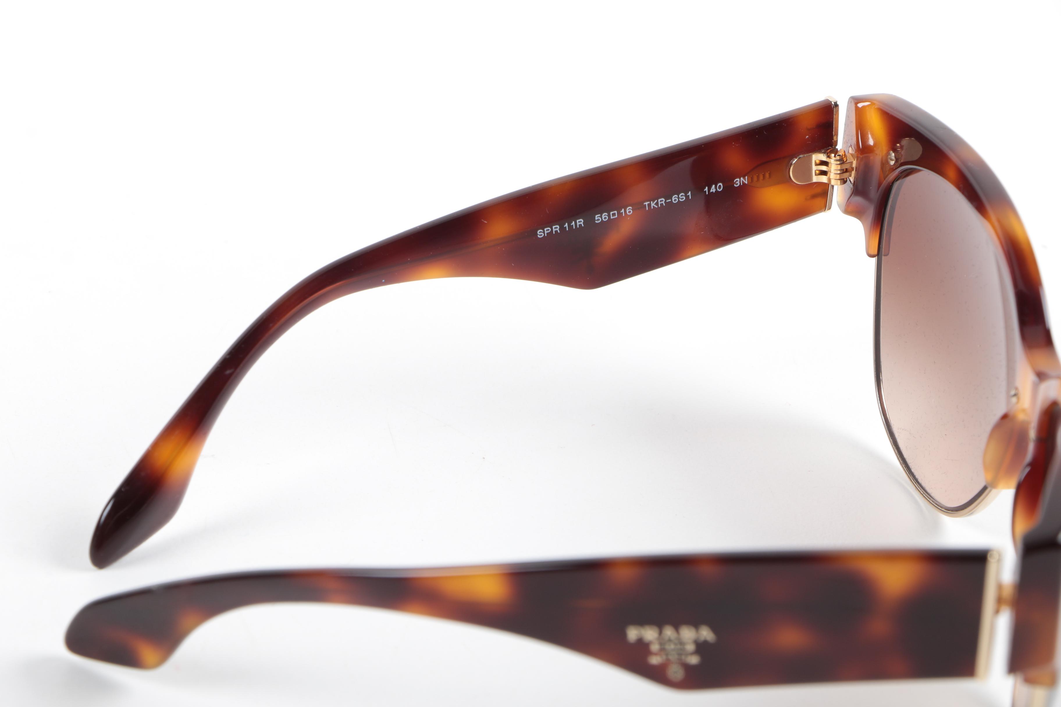 Prada SPR11R Havana Brown Sunglasses