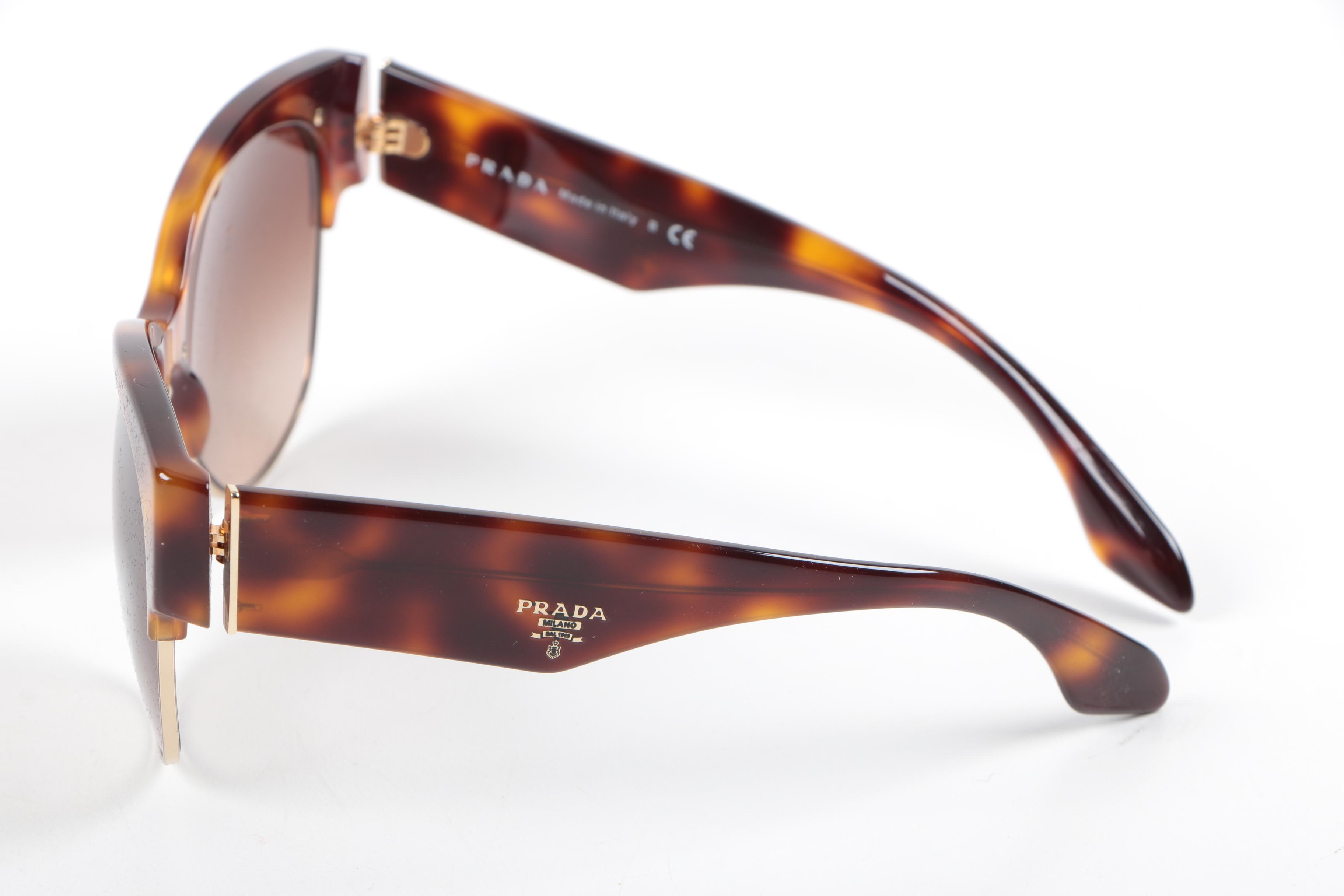 Prada SPR11R Havana Brown Sunglasses