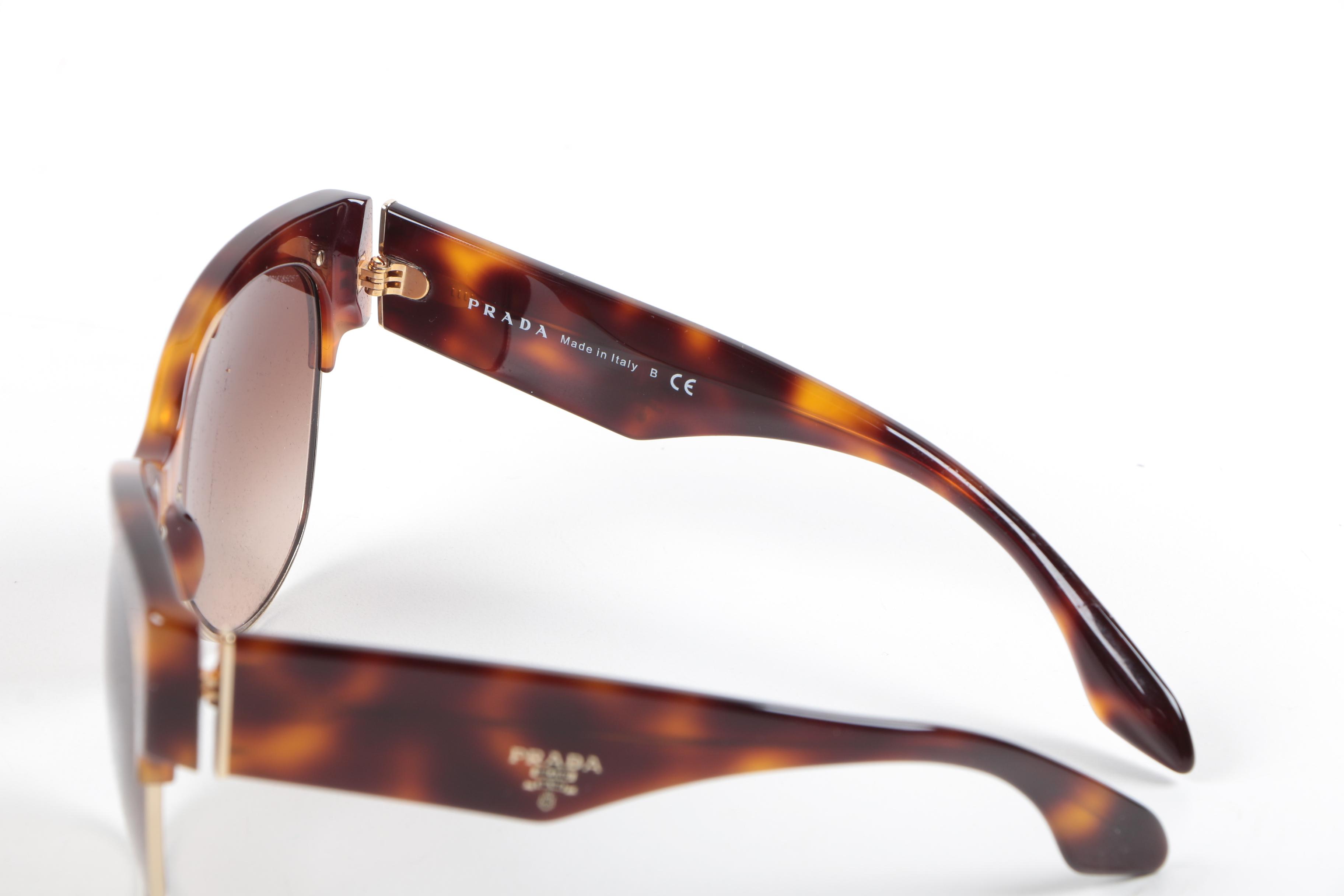 Prada SPR11R Havana Brown Sunglasses