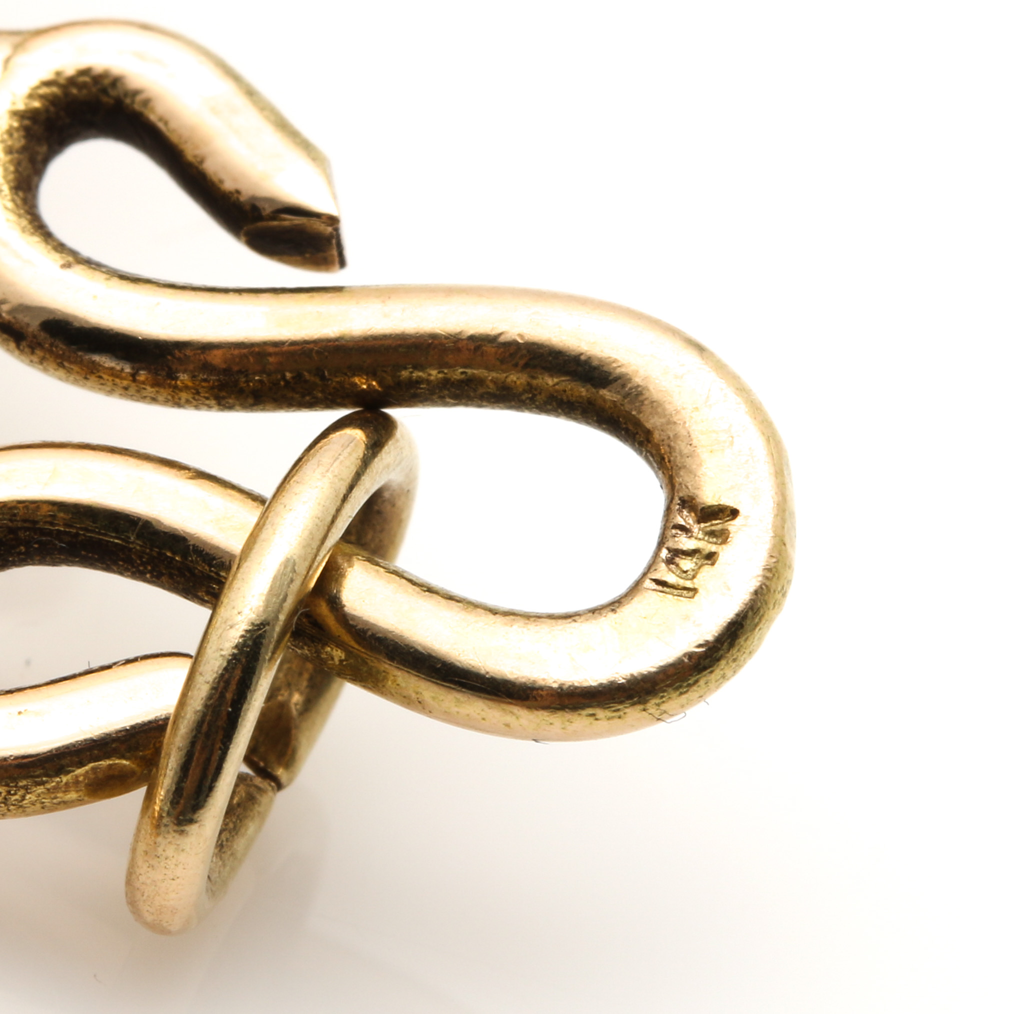 14K Yellow Gold Amethyst Pendant