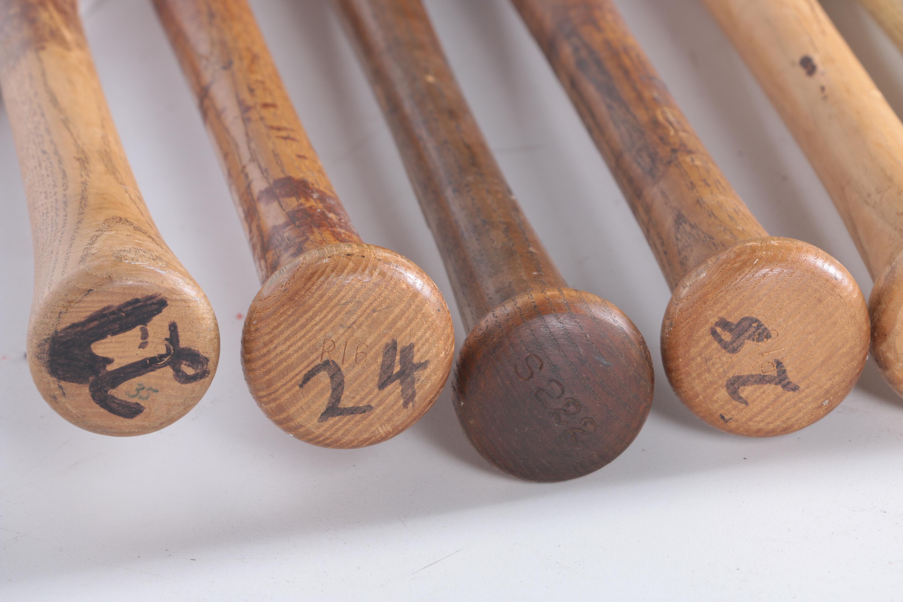 Pete Rose, Carl Yastrzemski, Johnny Bench and Others Game-Issued Baseball Bats
