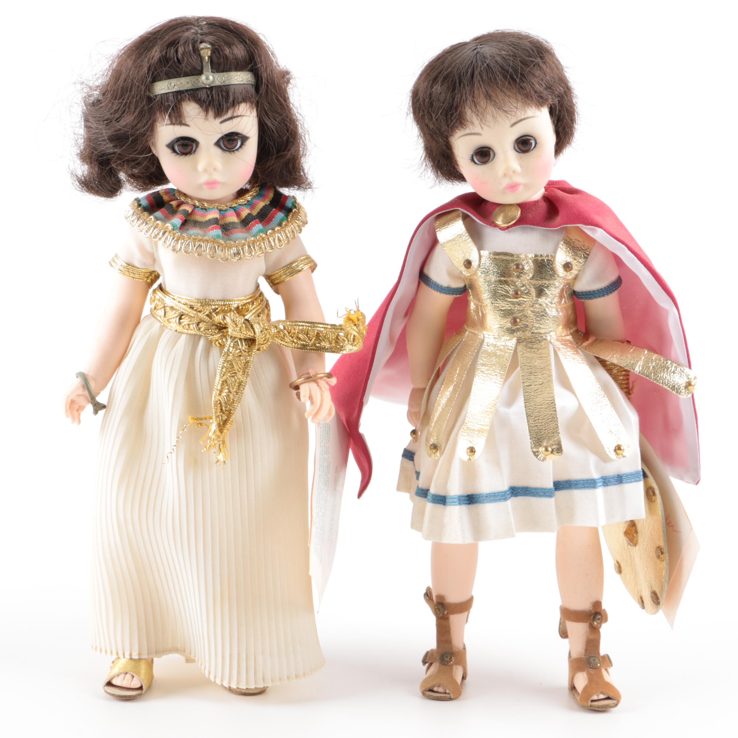 1978 Madame Alexander "Cleopatra" and "Antony" Dolls