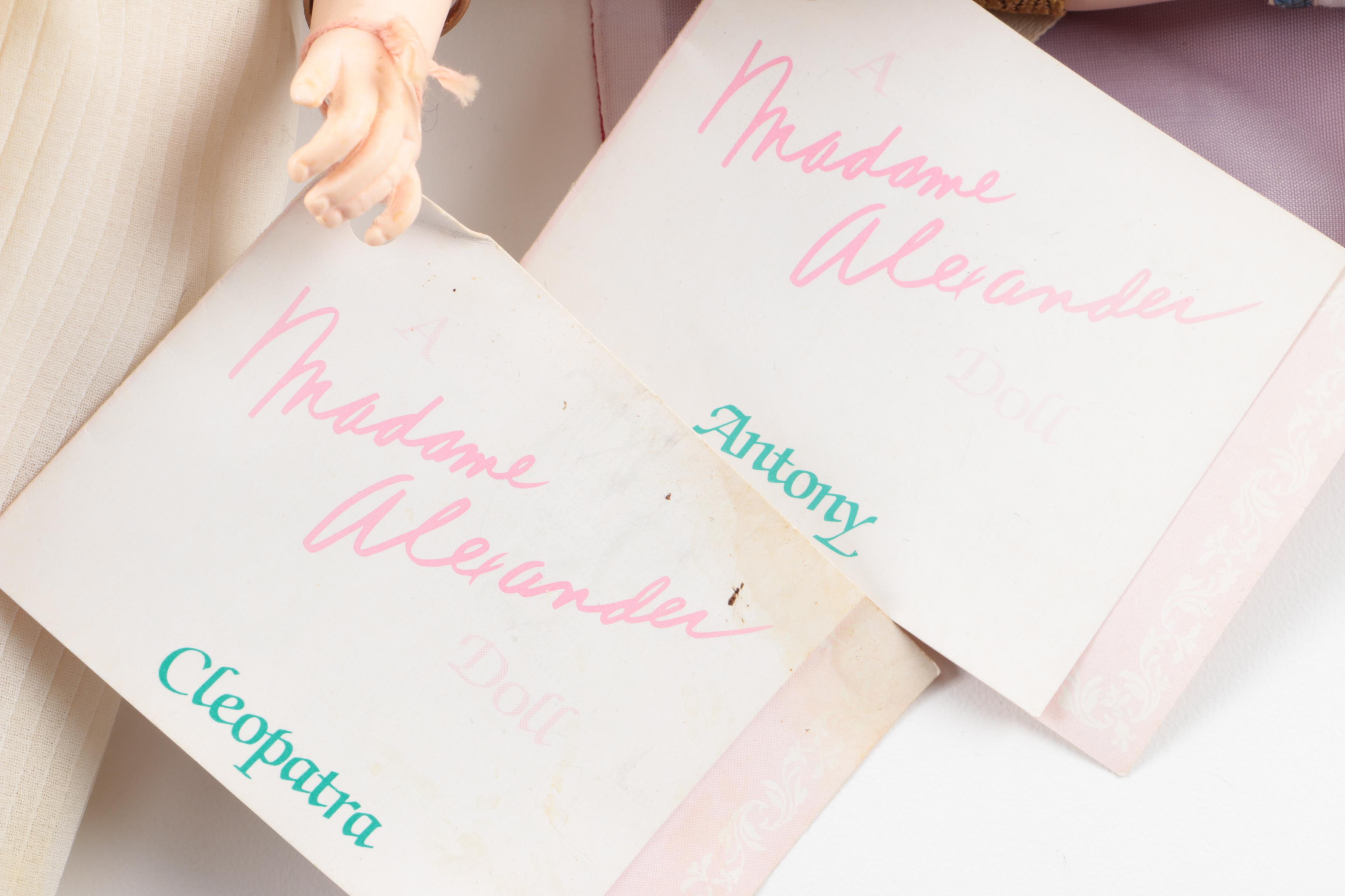 1978 Madame Alexander "Cleopatra" and "Antony" Dolls