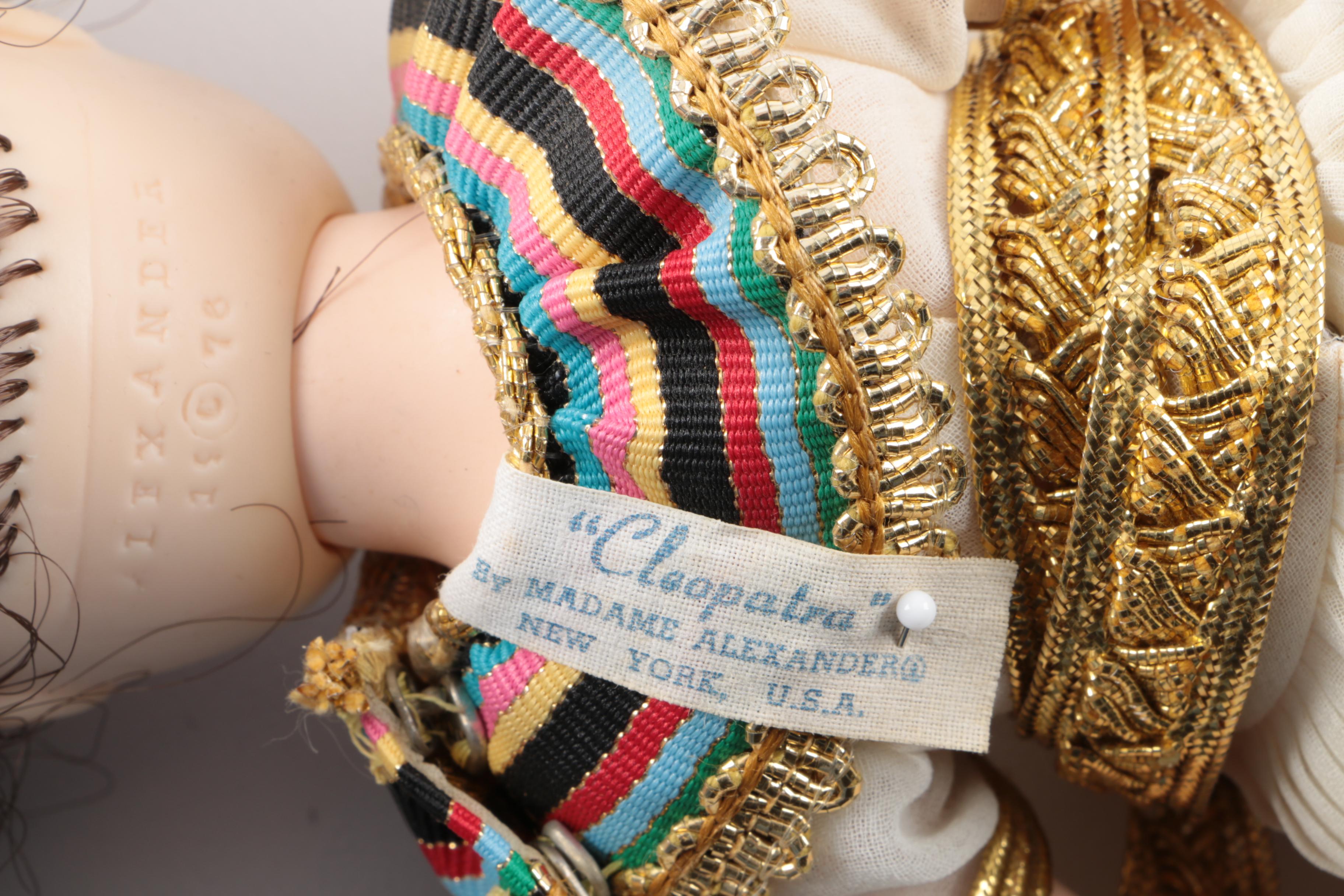 1978 Madame Alexander "Cleopatra" and "Antony" Dolls