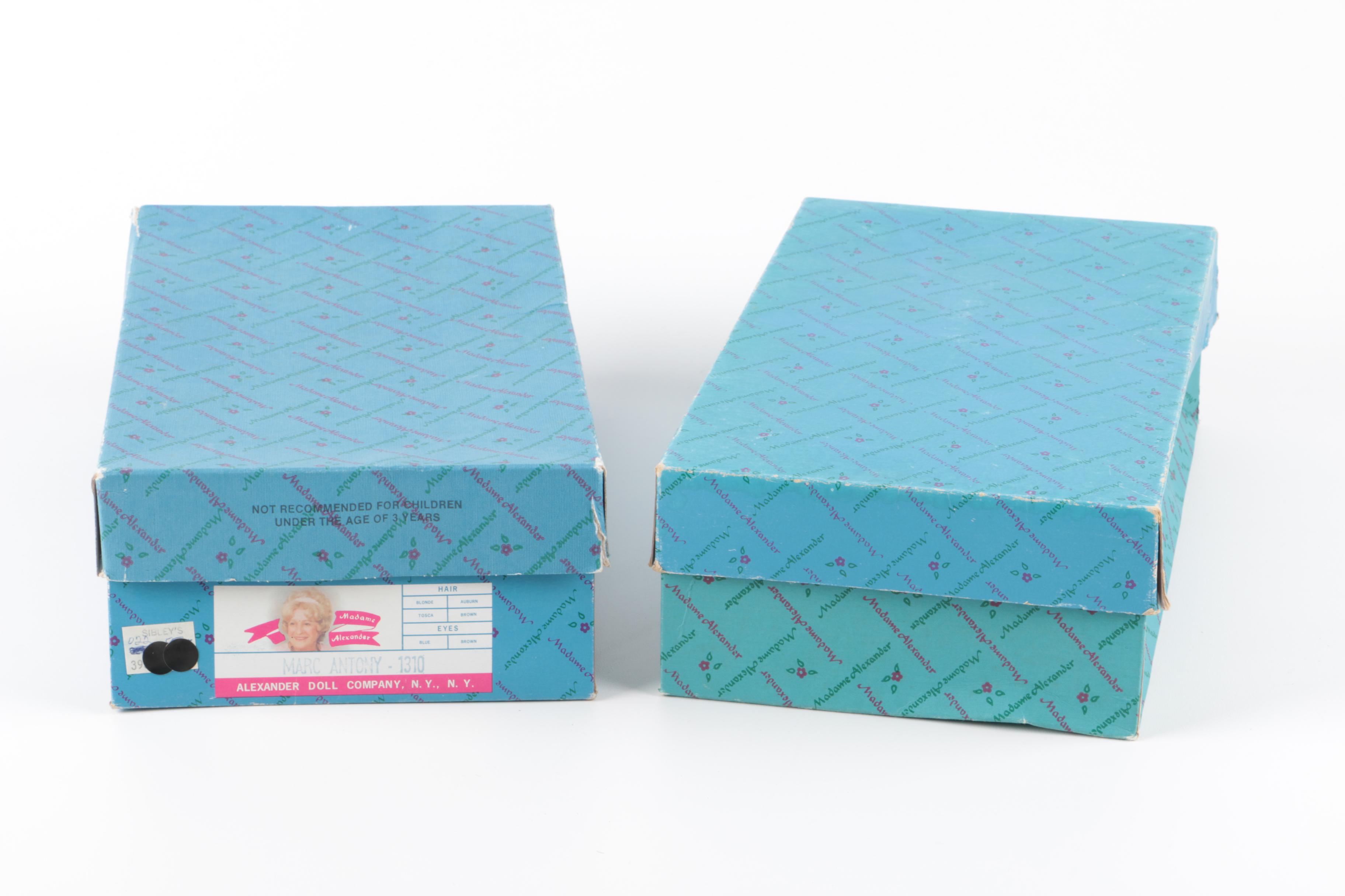 1978 Madame Alexander "Cleopatra" and "Antony" Dolls