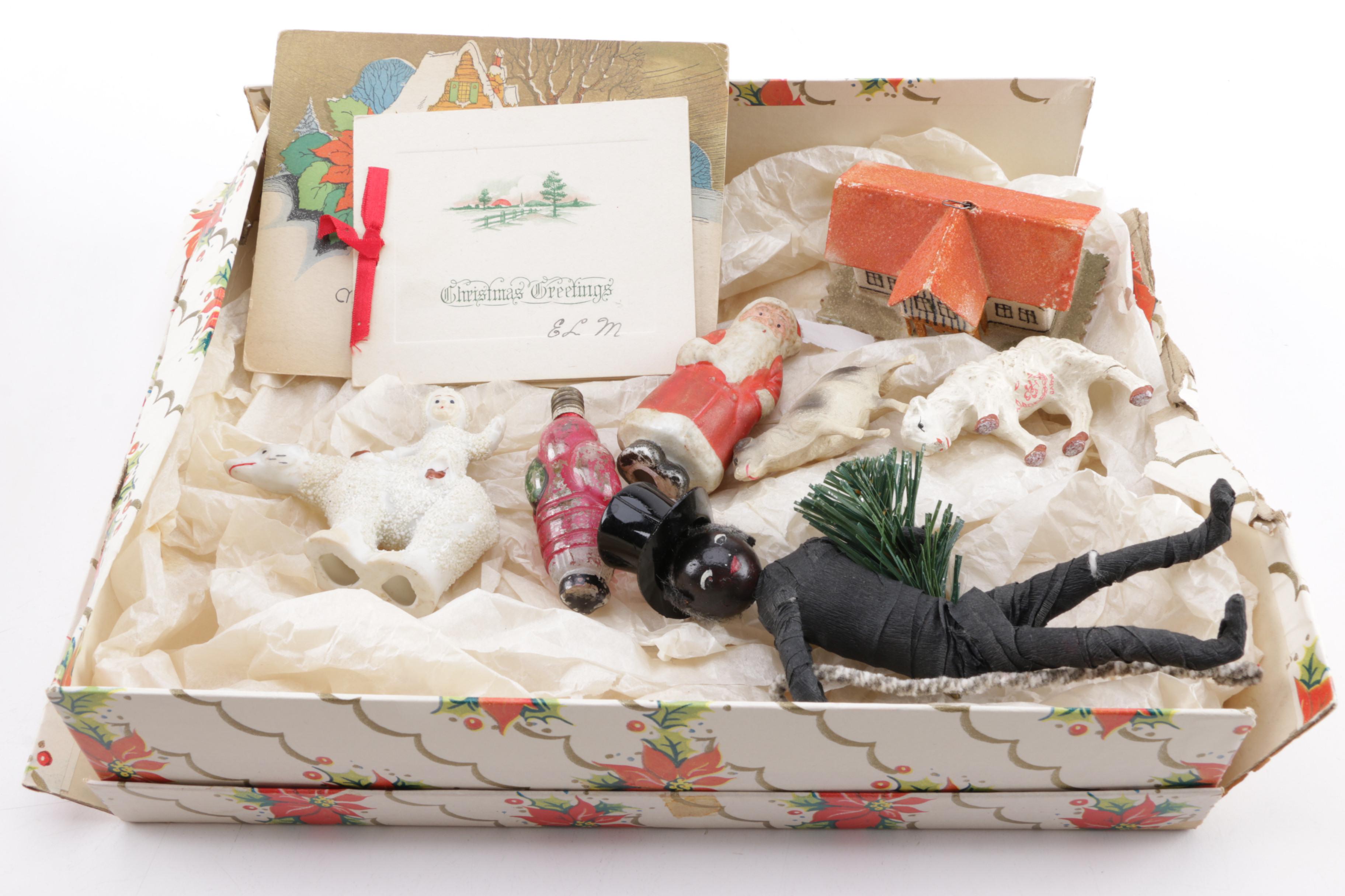 Vintage Christmas Ornaments, Bulbs, and Decor