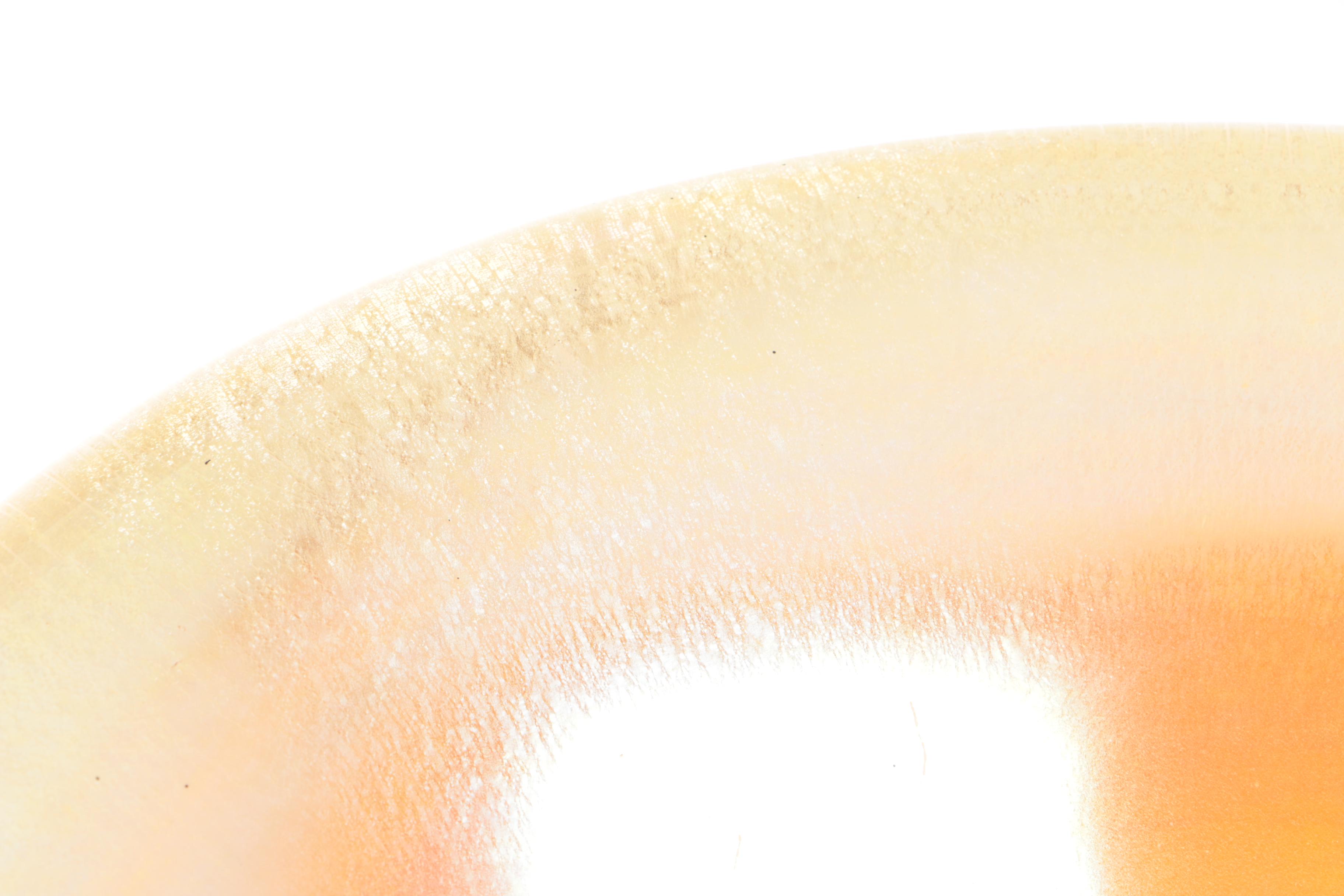 Steuben Gold Aurene and Calcite Glass Bowl