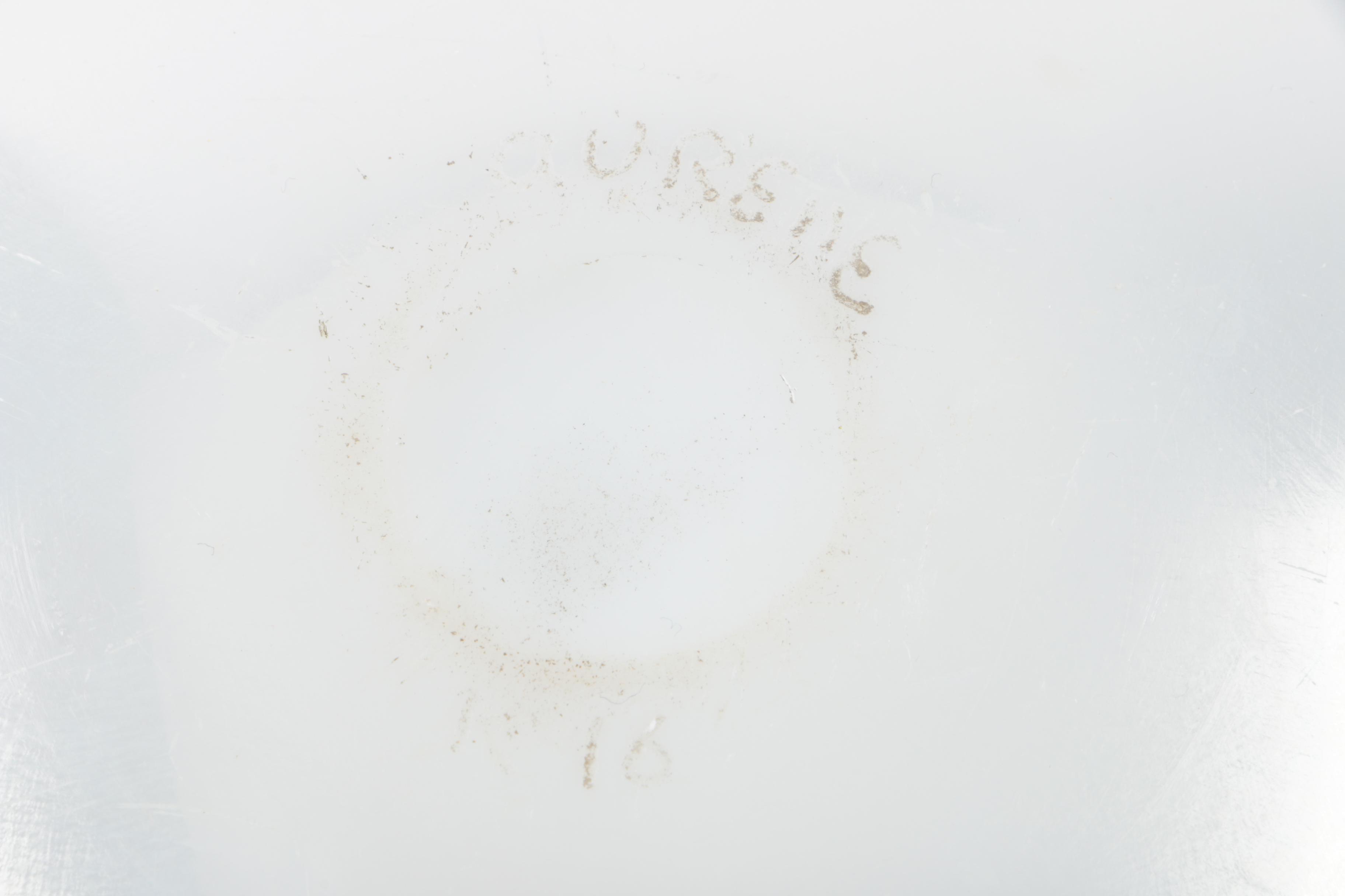 Steuben Gold Aurene and Calcite Glass Bowl