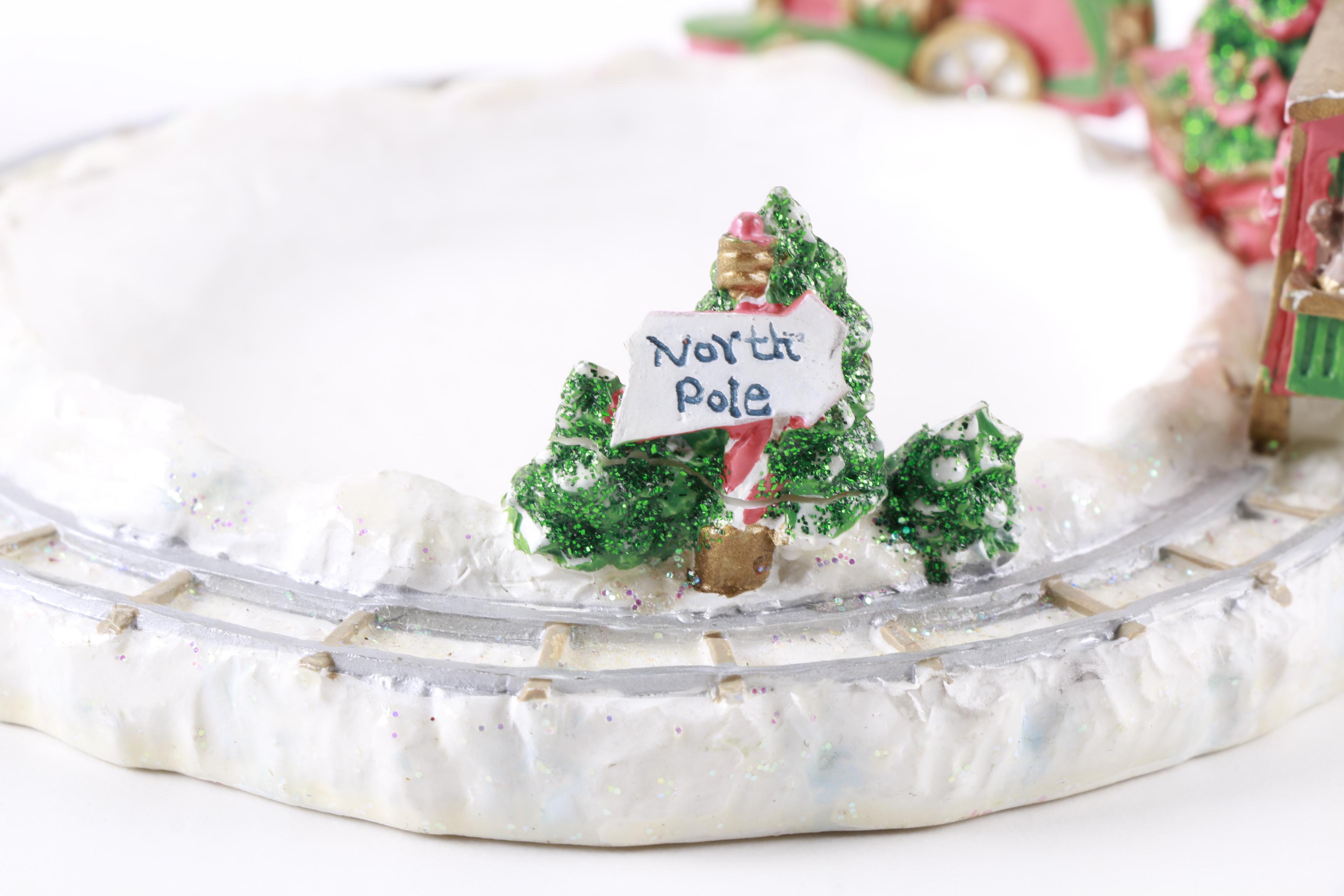 Two Tier Santa Claus Train and House