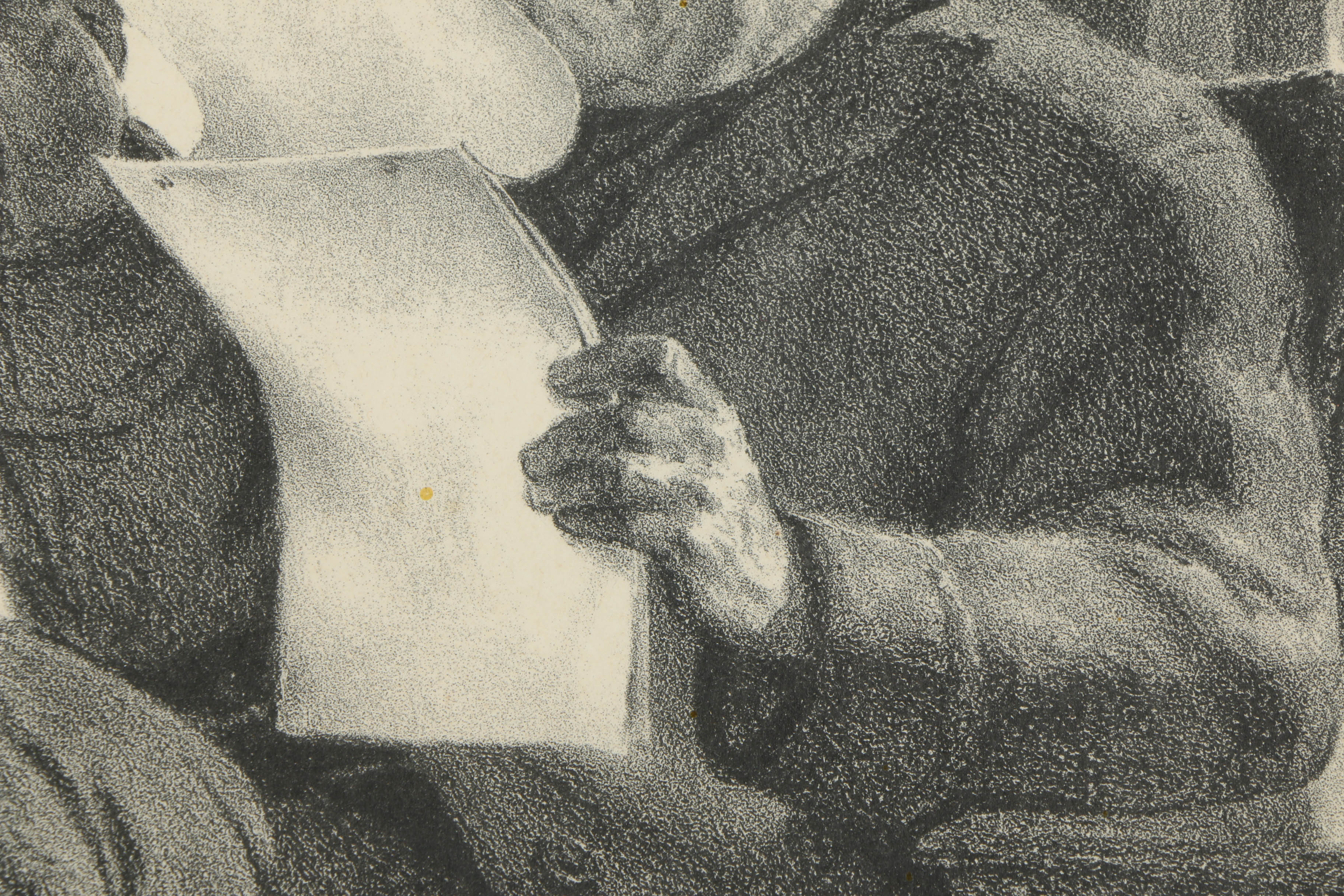 Joseph Hirsch Lithograph on Paper "Brief"