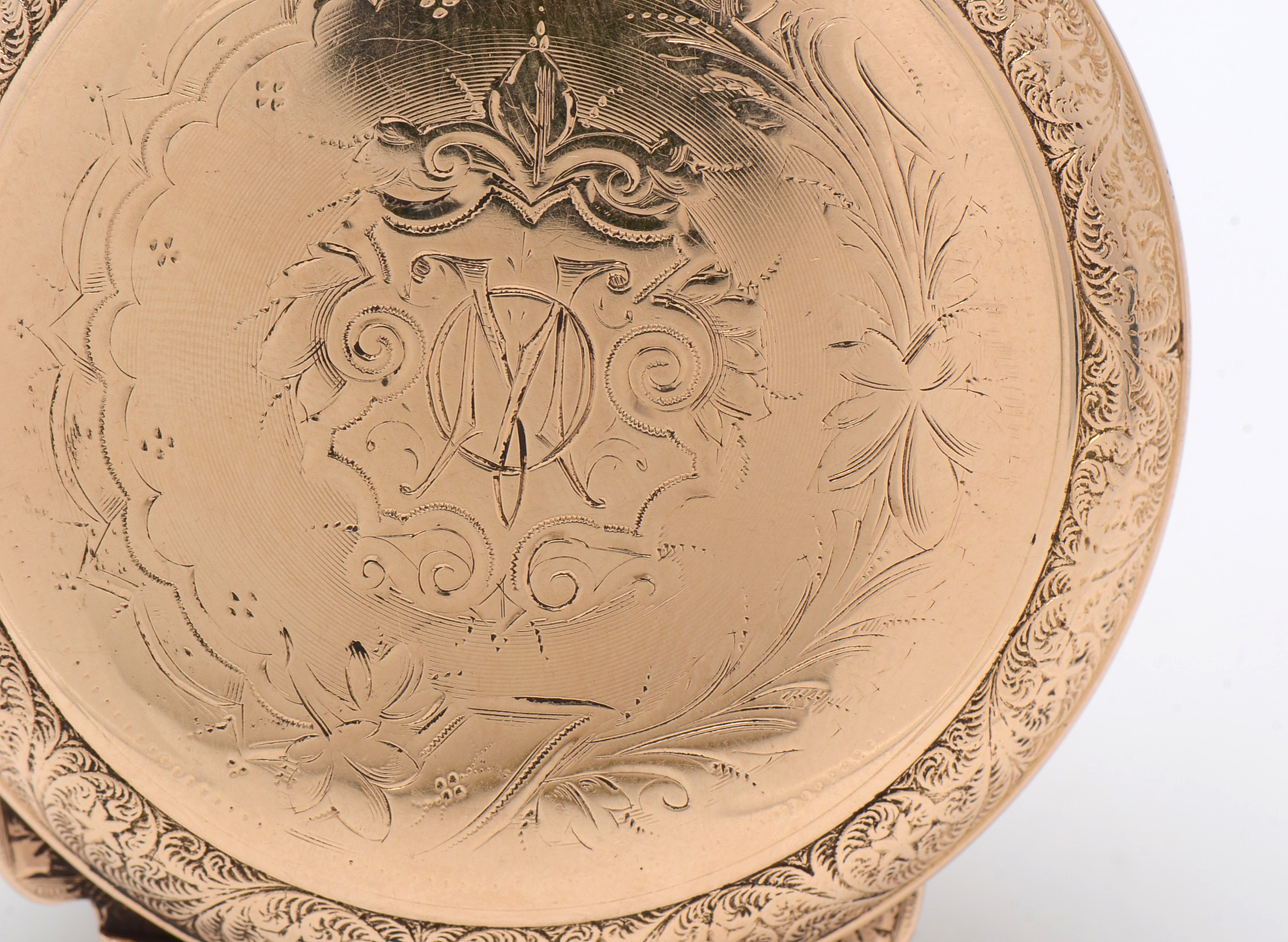 Antique Rockford Gold-Filled Full Hunter Size 18 Pocket Watch