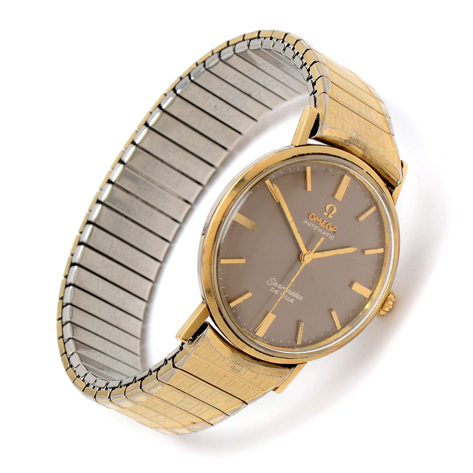 Vintage Omega 14K Yellow Gold Seamaster De Ville Automatic Watch