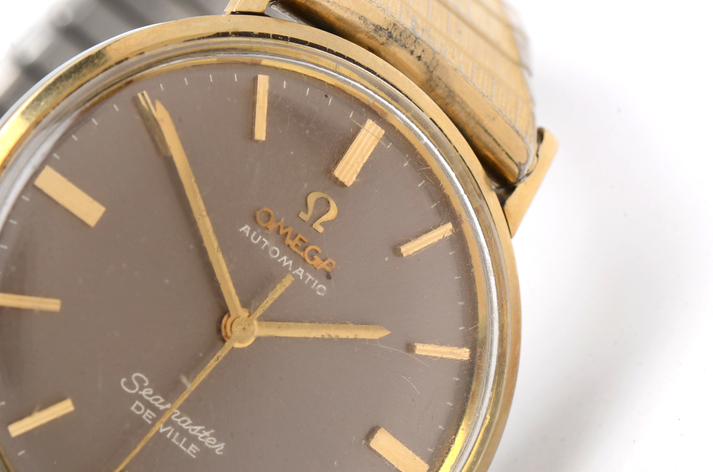 Vintage Omega 14K Yellow Gold Seamaster De Ville Automatic Watch