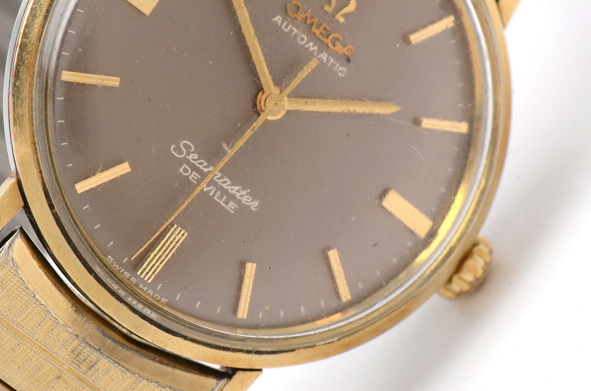 Vintage Omega 14K Yellow Gold Seamaster De Ville Automatic Watch