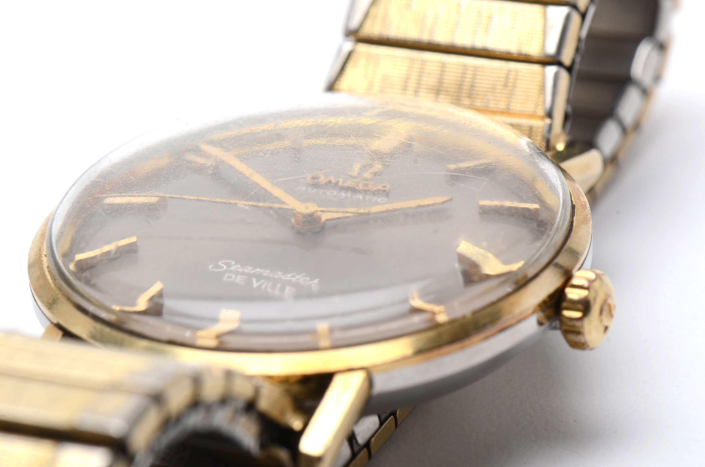 Vintage Omega 14K Yellow Gold Seamaster De Ville Automatic Watch