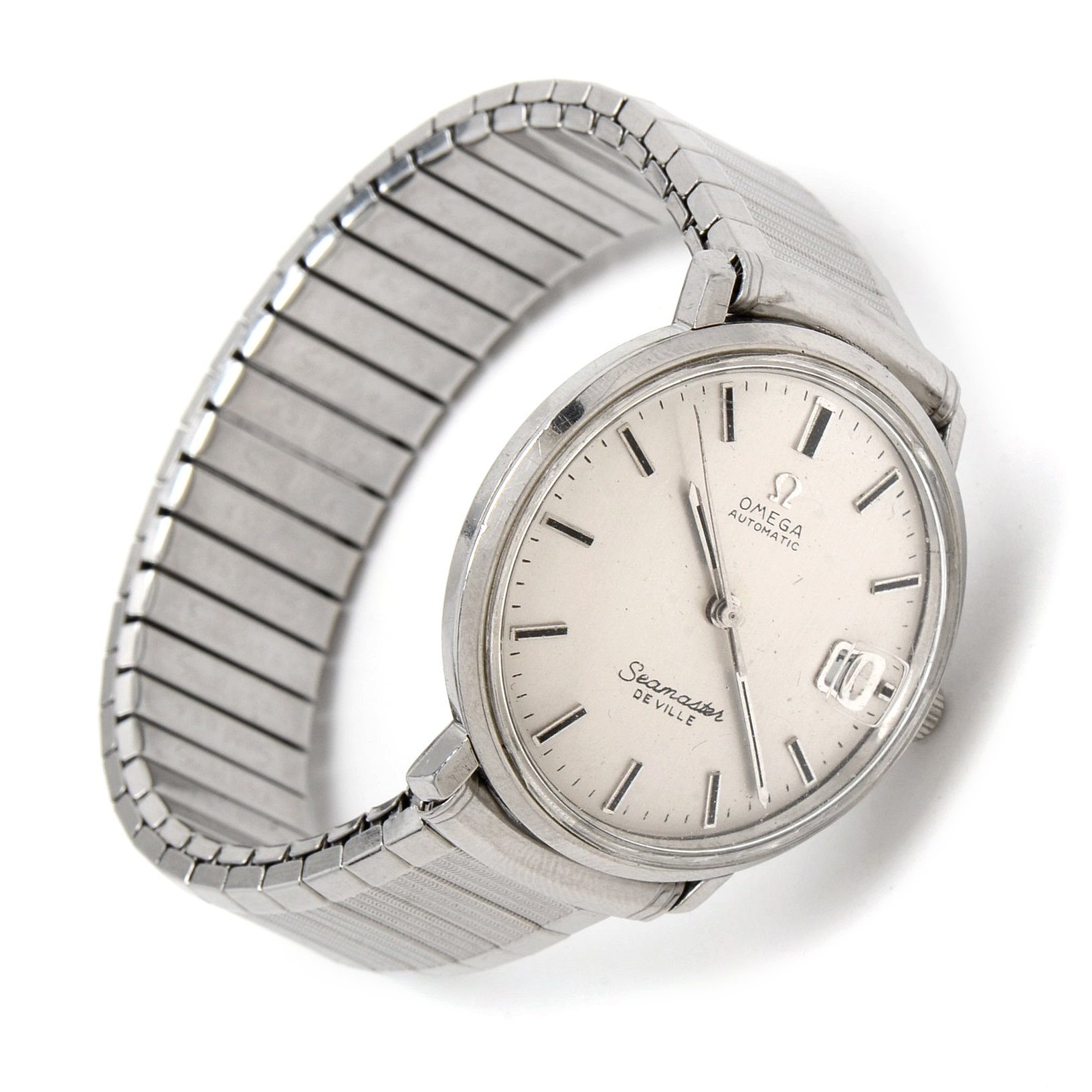Vintage Omega Seamaster De Ville Automatic Stainless Steel Watch