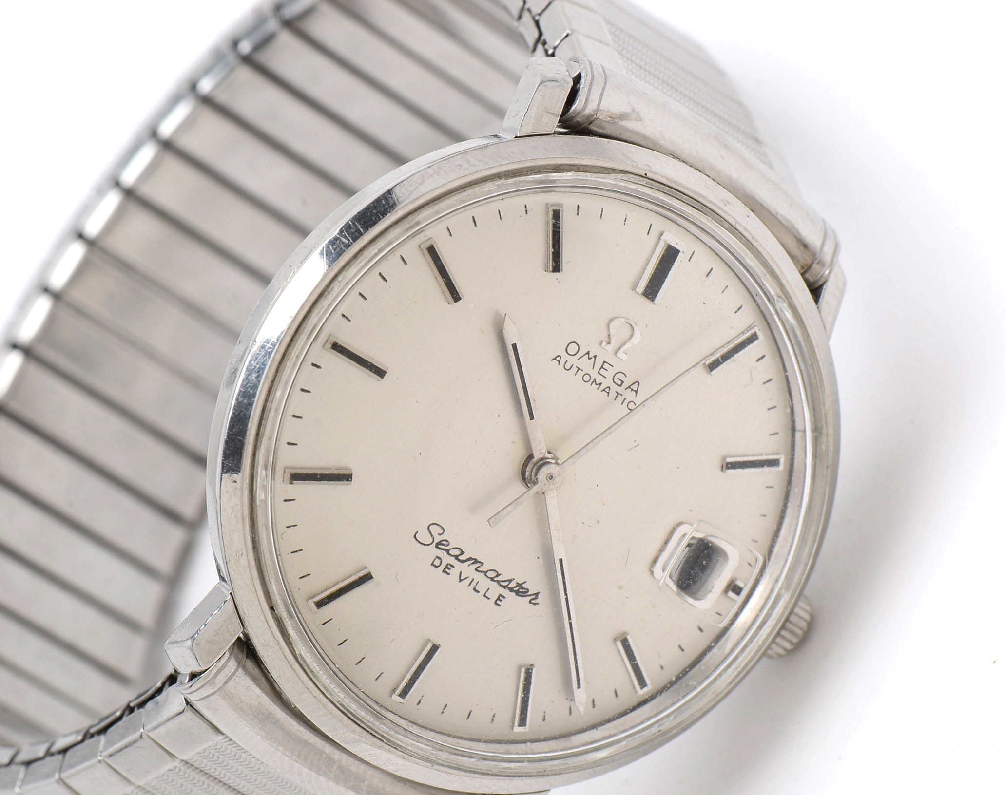 Vintage Omega Seamaster De Ville Automatic Stainless Steel Watch