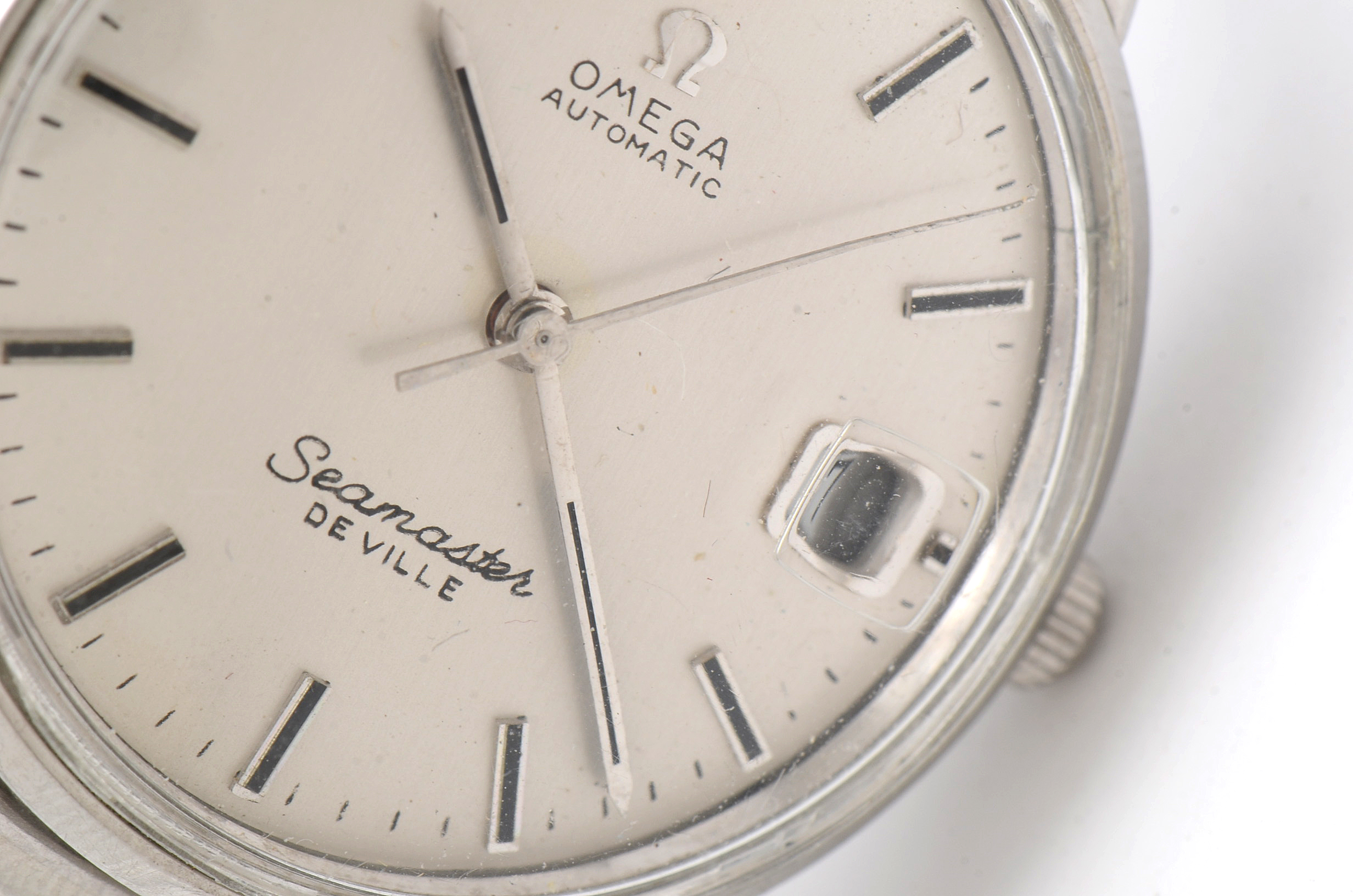 Vintage Omega Seamaster De Ville Automatic Stainless Steel Watch