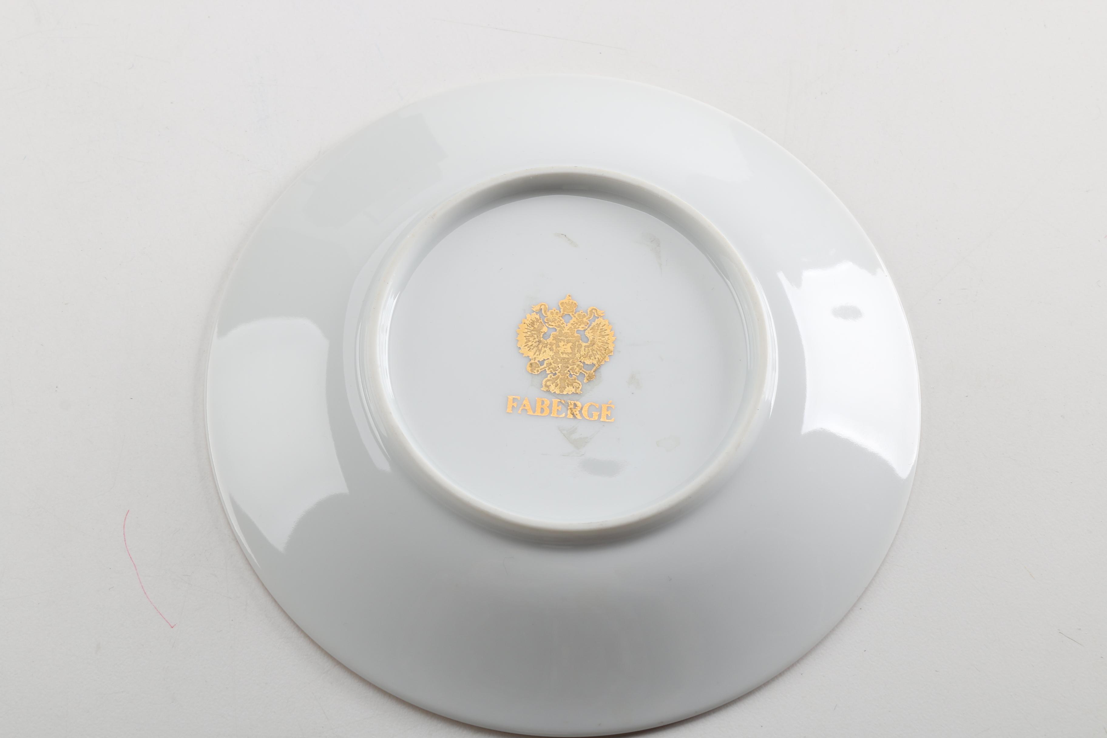 Fabergé Egg Ornament and Plate