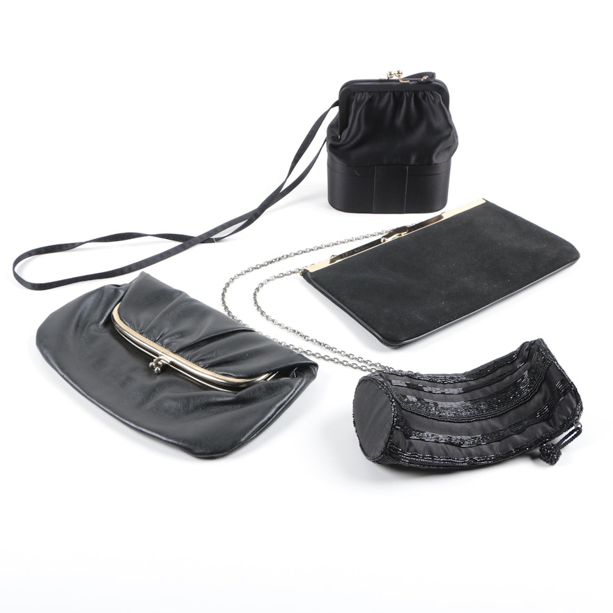 Women's Vintage Black Occasion Handbags