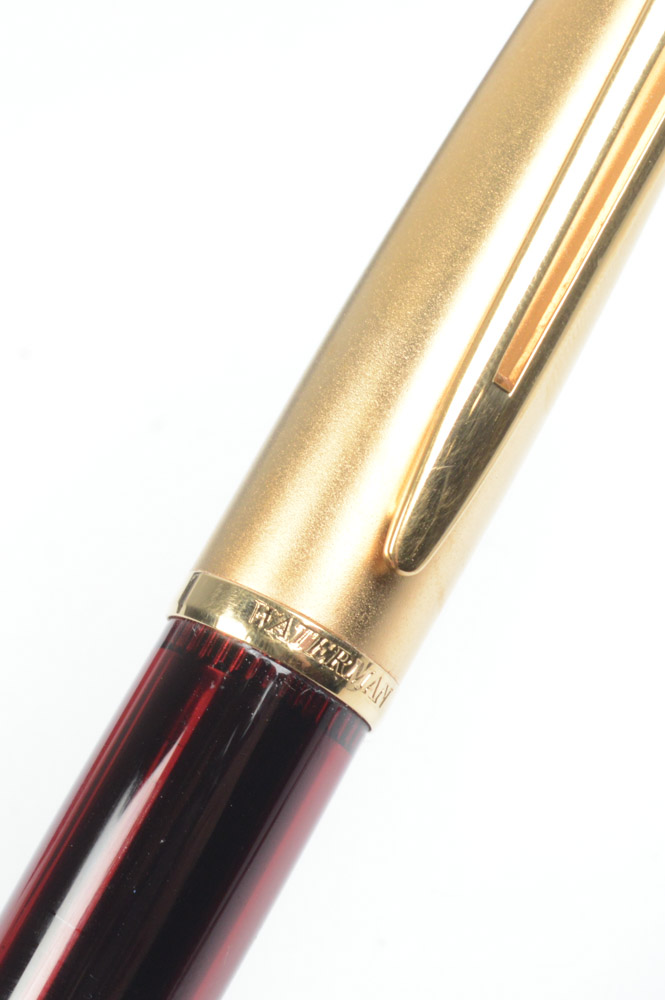 Waterman Edson Ruby Red Ballpoint Pen
