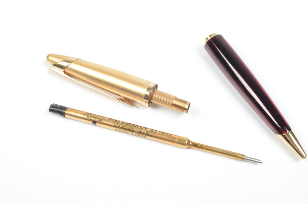 Waterman Edson Ruby Red Ballpoint Pen