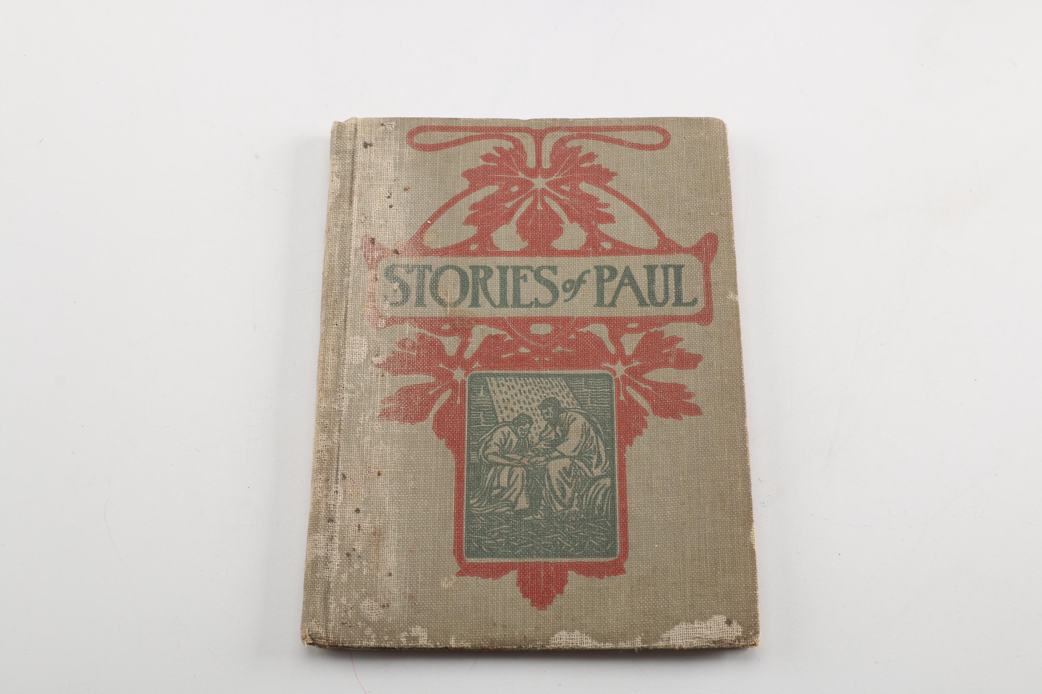 Vintage Books featuring 1905 "Stories of Paul"