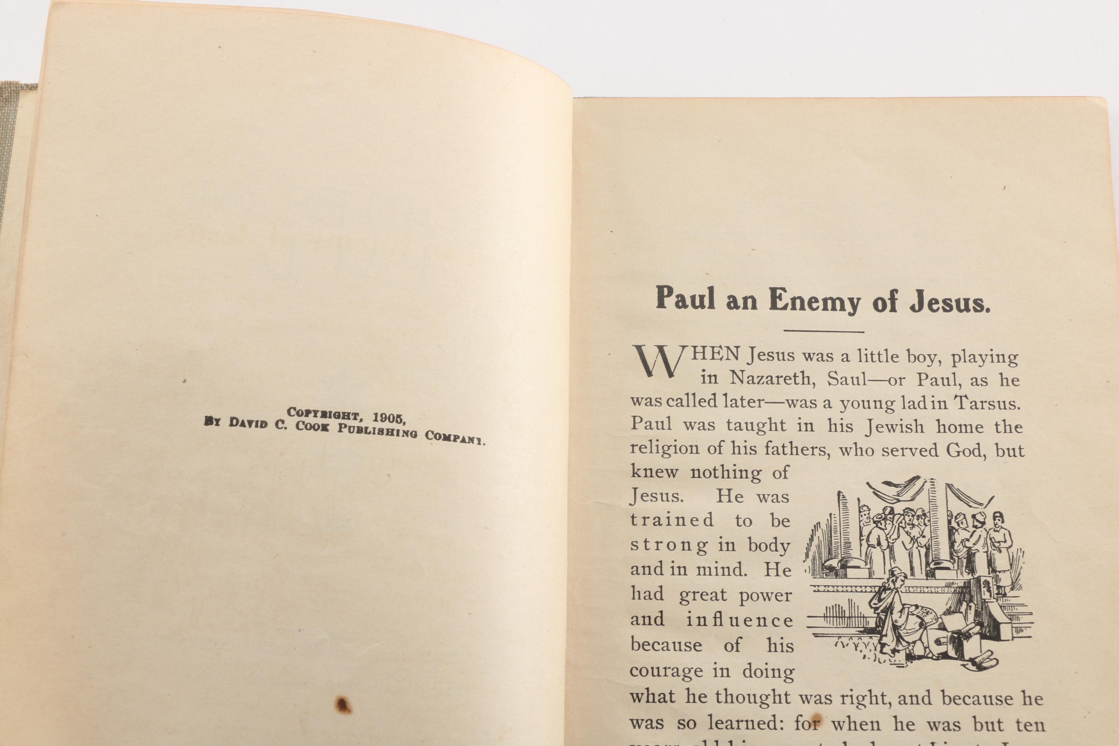 Vintage Books featuring 1905 "Stories of Paul"
