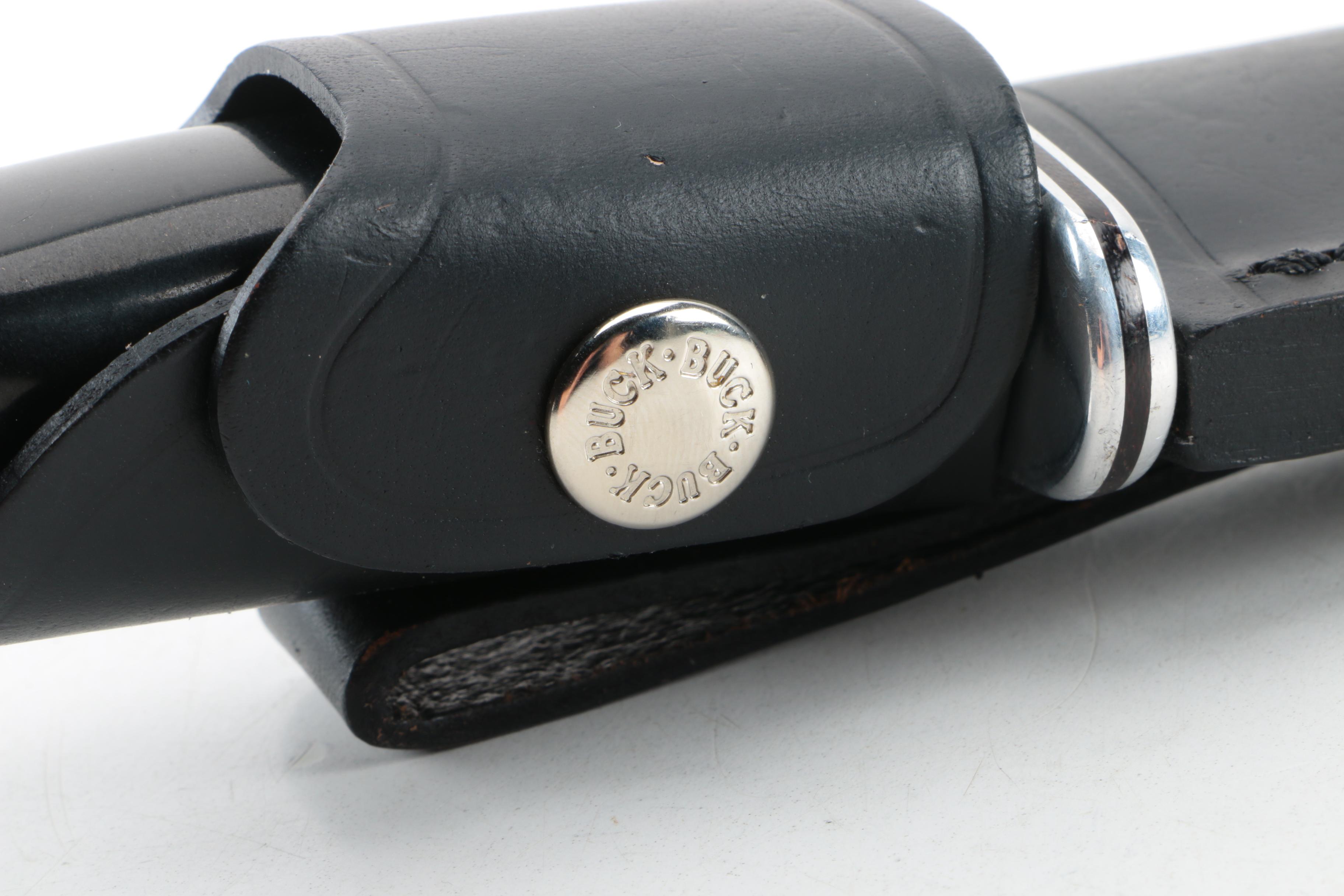 Buck 119 Hunting Knife and 422V Folding Knife