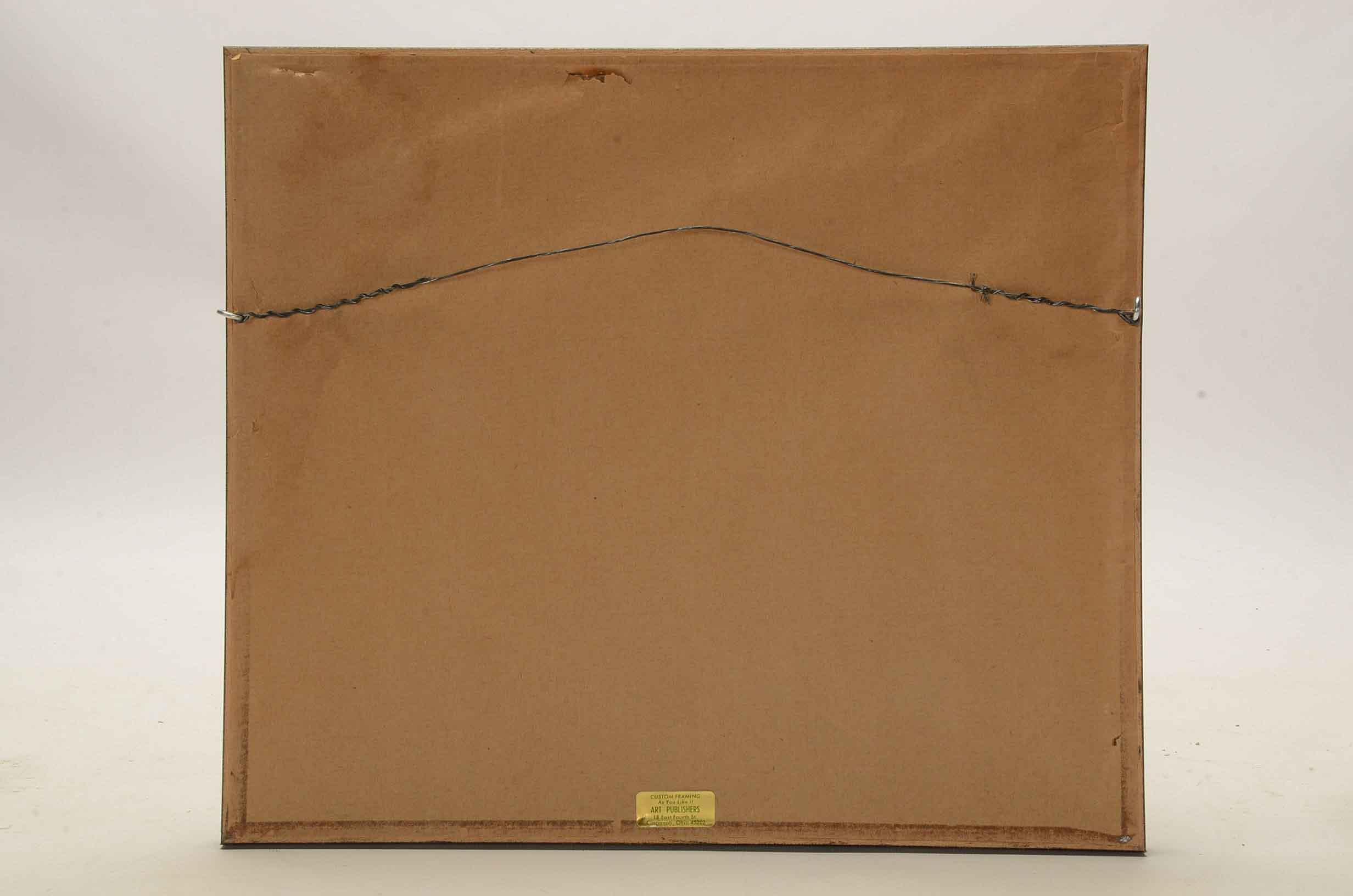 Santos Original Watercolor of a Peruvian Landscape