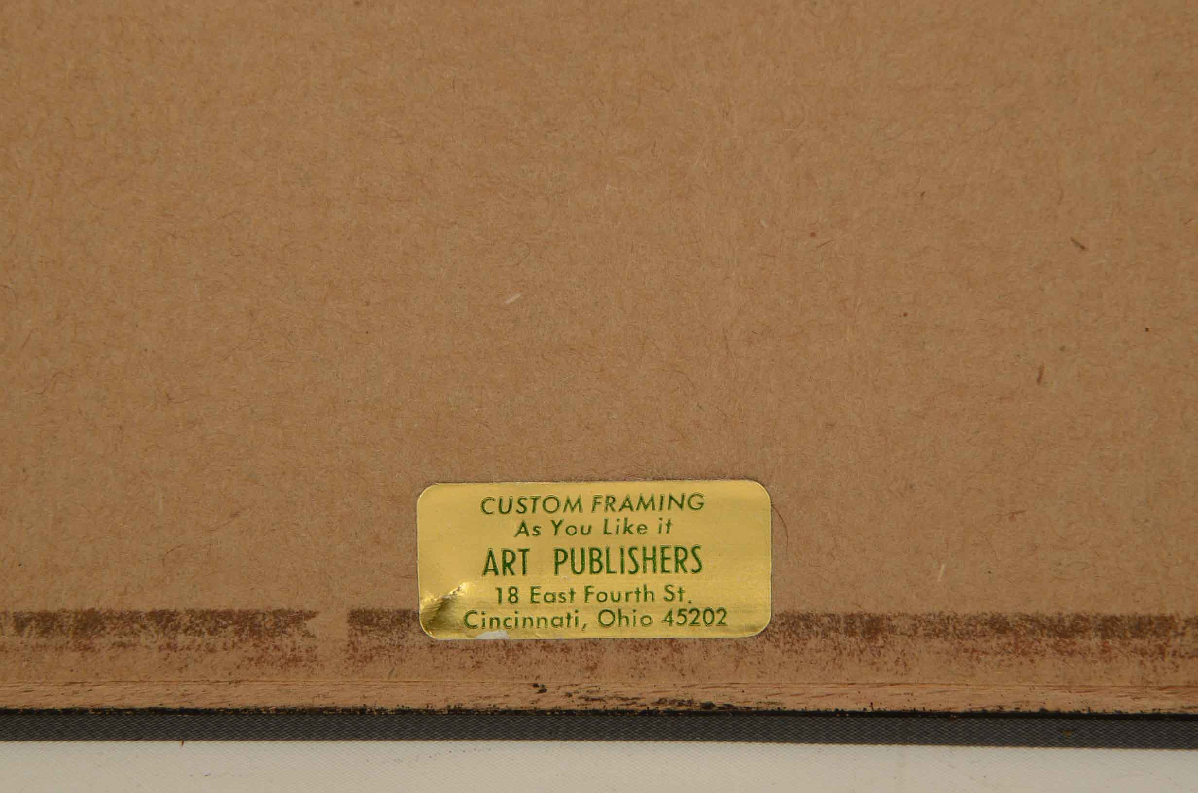 Santos Original Watercolor of a Peruvian Landscape