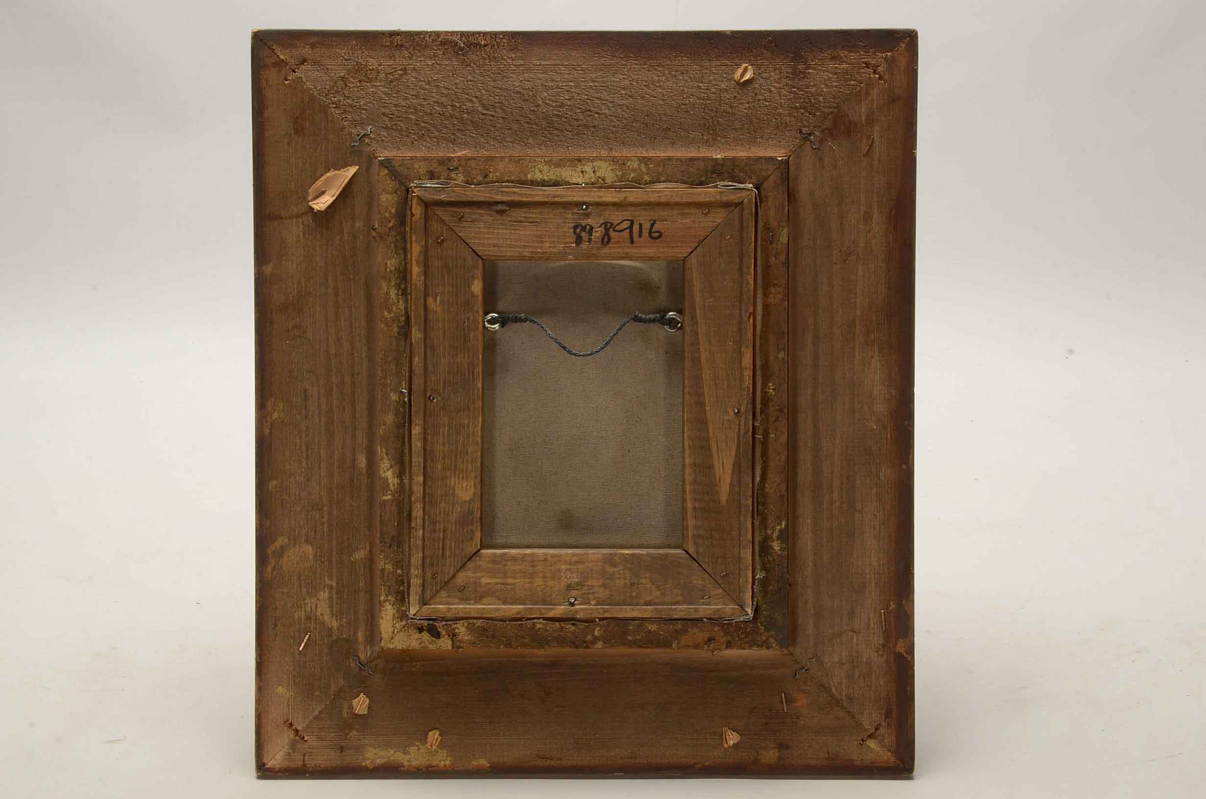 Borofsky Oil on Canvas Painting of a Rabbit