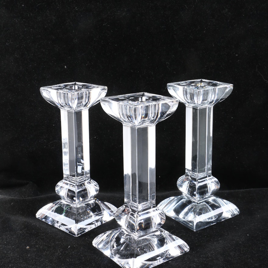 Villeroy & Boch "Sienna"  Crystal Candlesticks