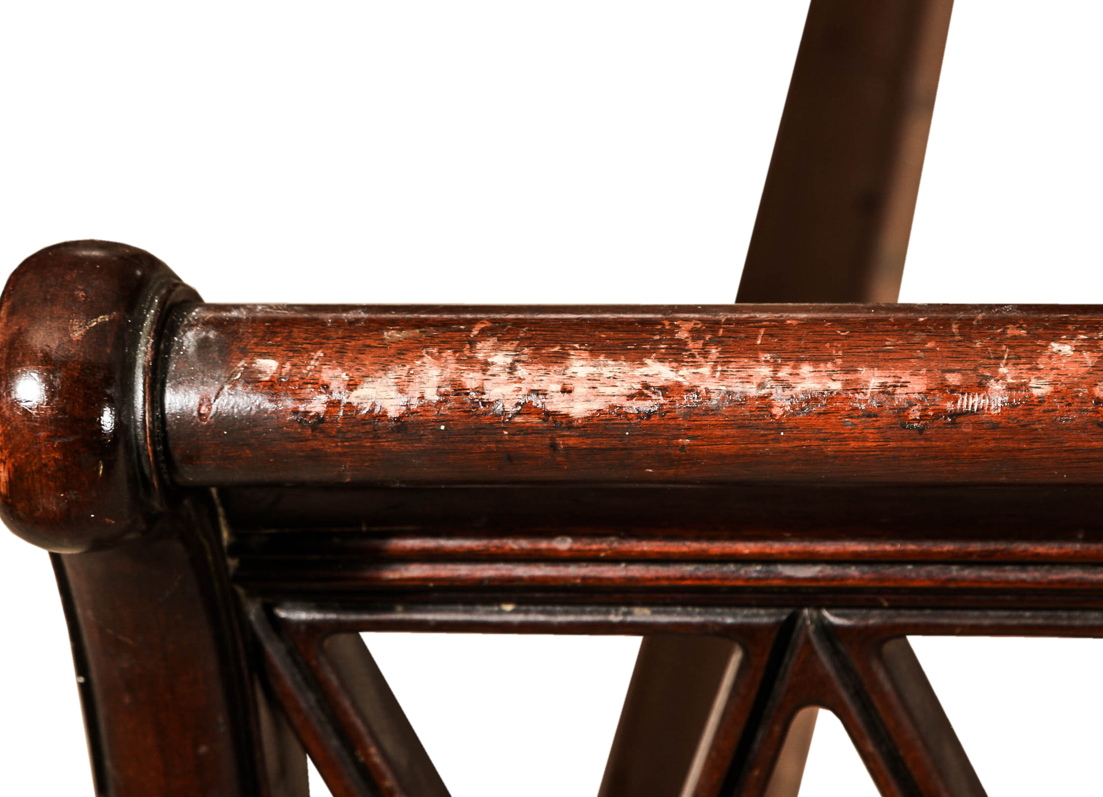 Mahogany Hepplewhite Style Bed Frame and Nightstand