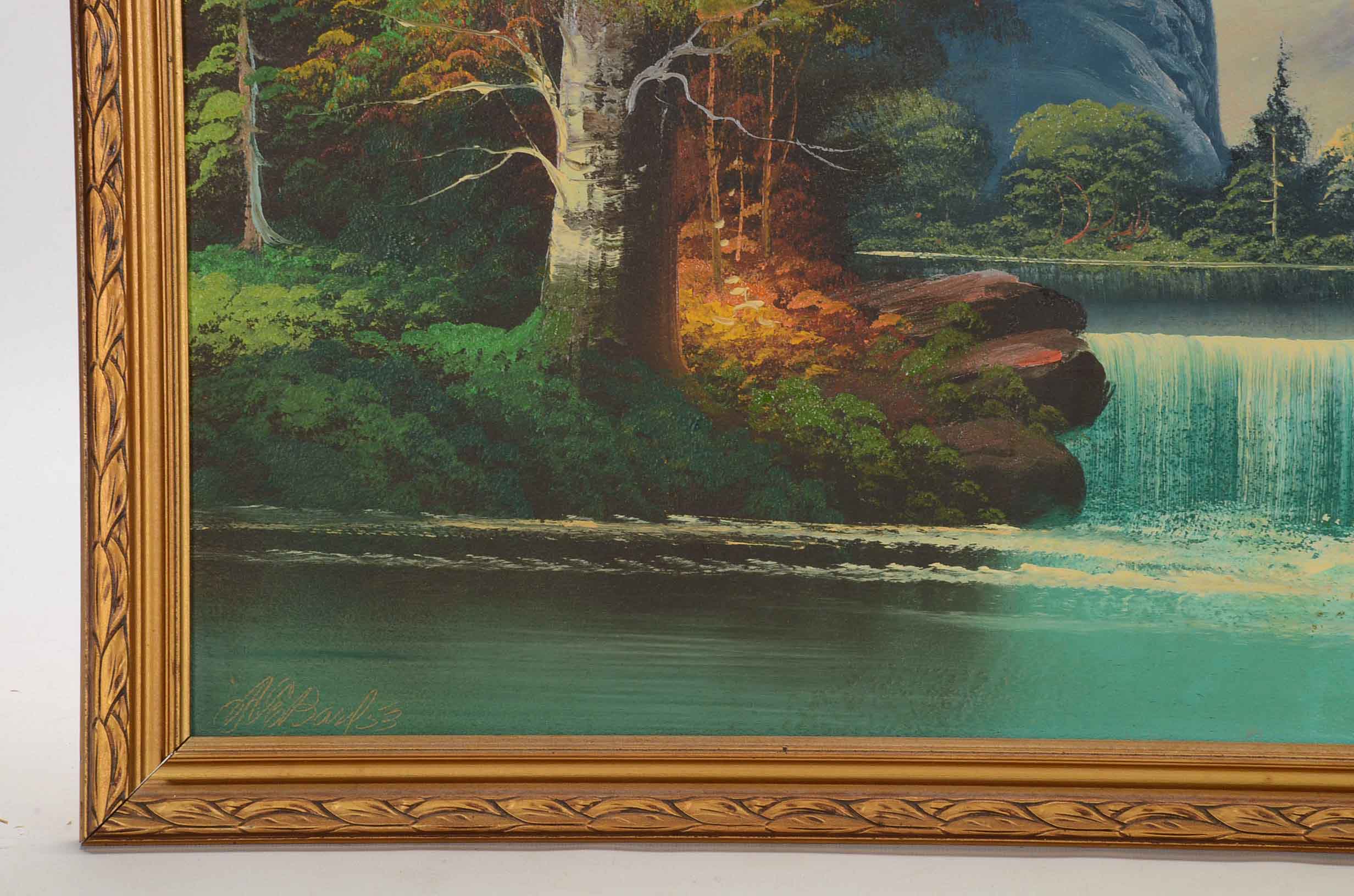 Arthur Bard Oil on Academy Board Landscape Painting