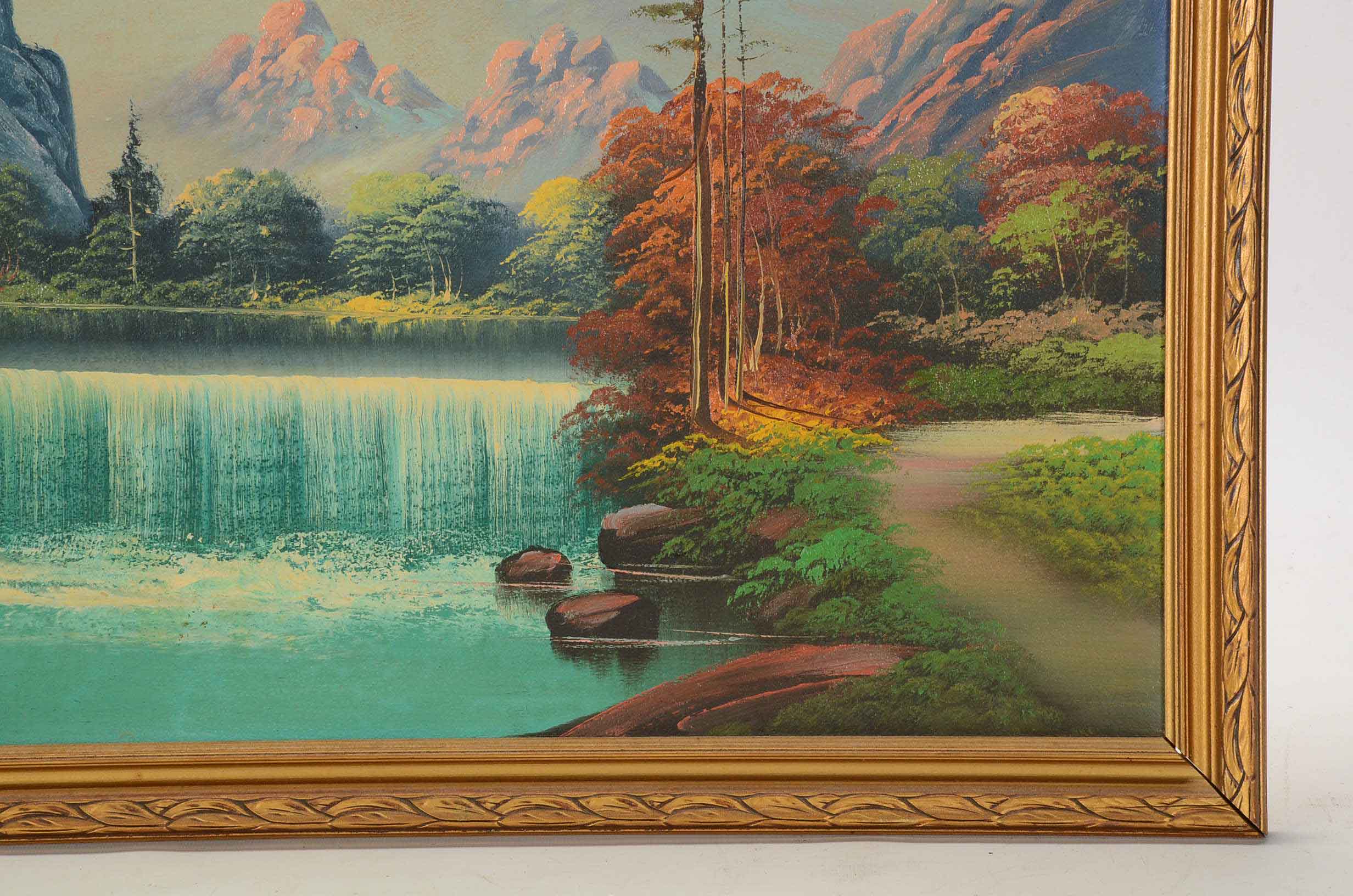 Arthur Bard Oil on Academy Board Landscape Painting