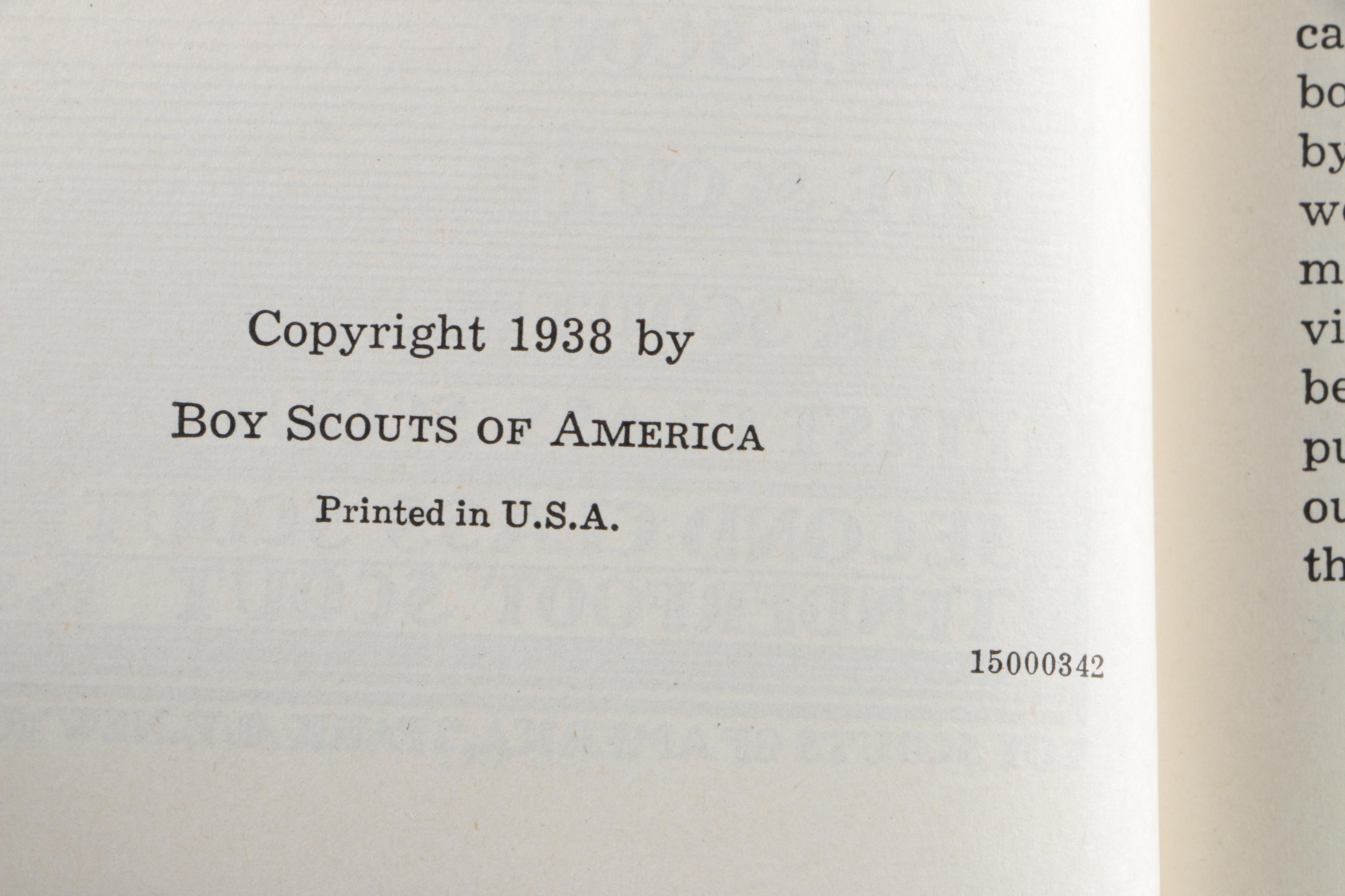 Vintage Two-Volumes "Handbook for Scoutmasters"