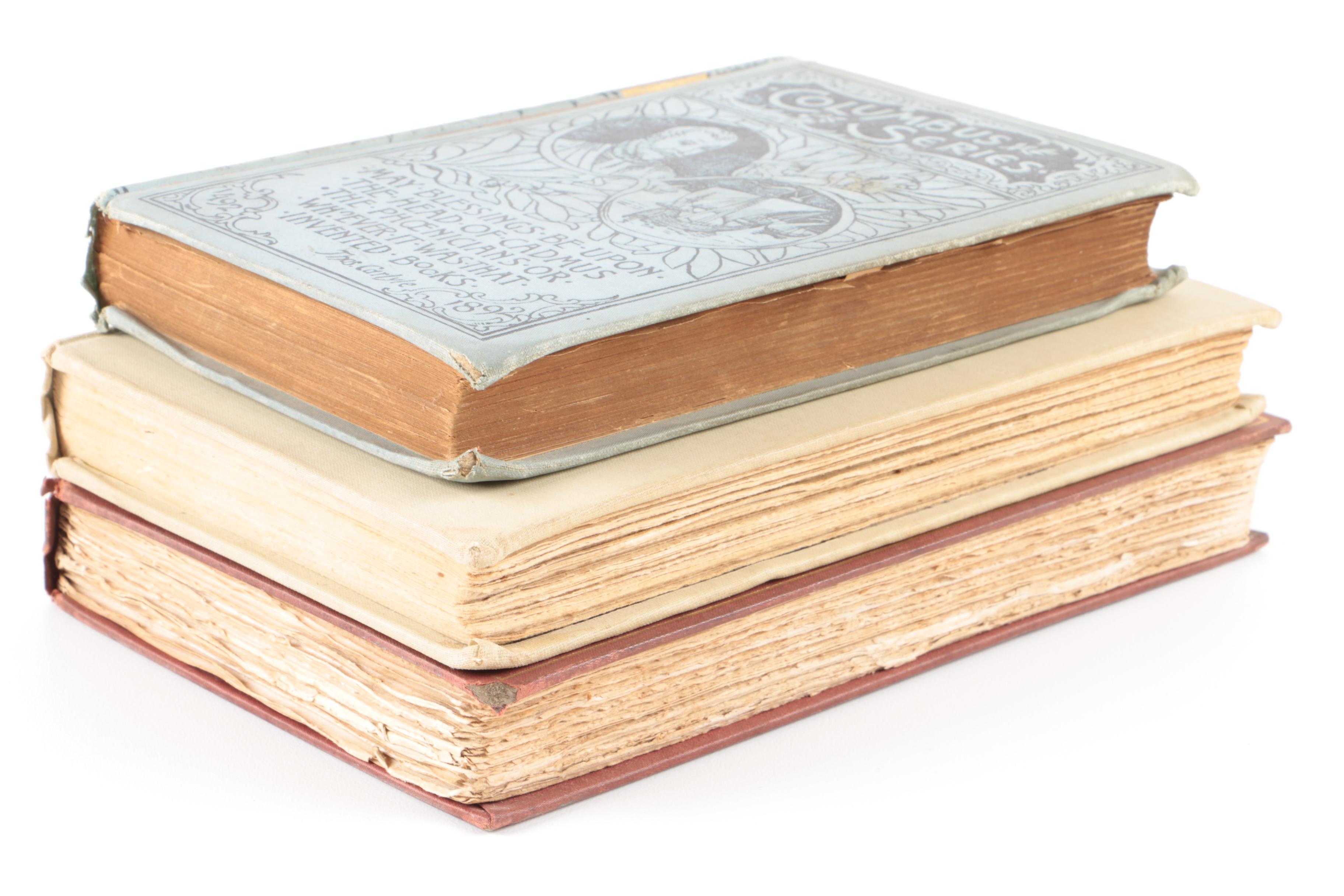 Assorted Hardcover Books including "The Works of Rudyard Kipling"