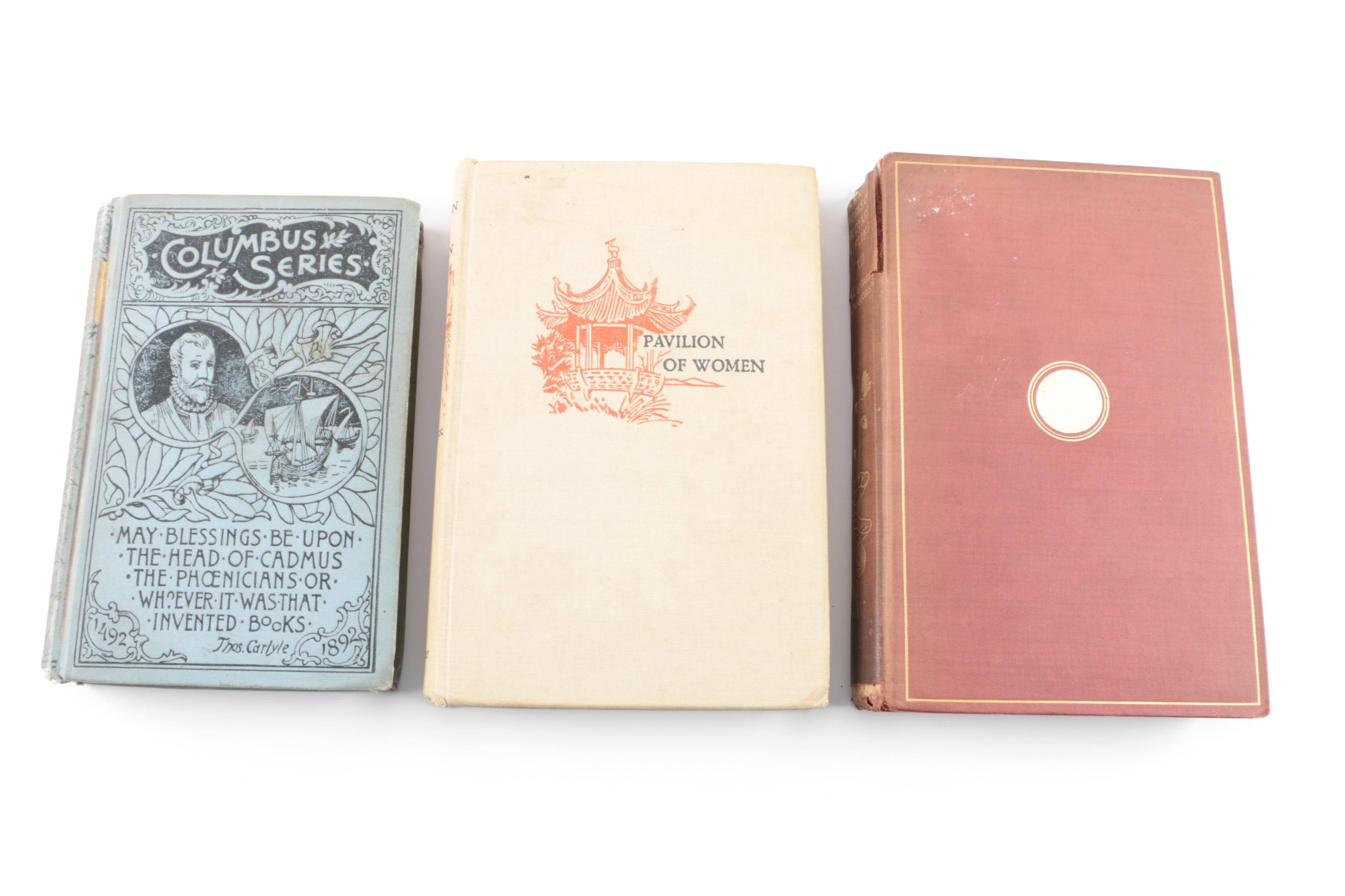 Assorted Hardcover Books including "The Works of Rudyard Kipling"