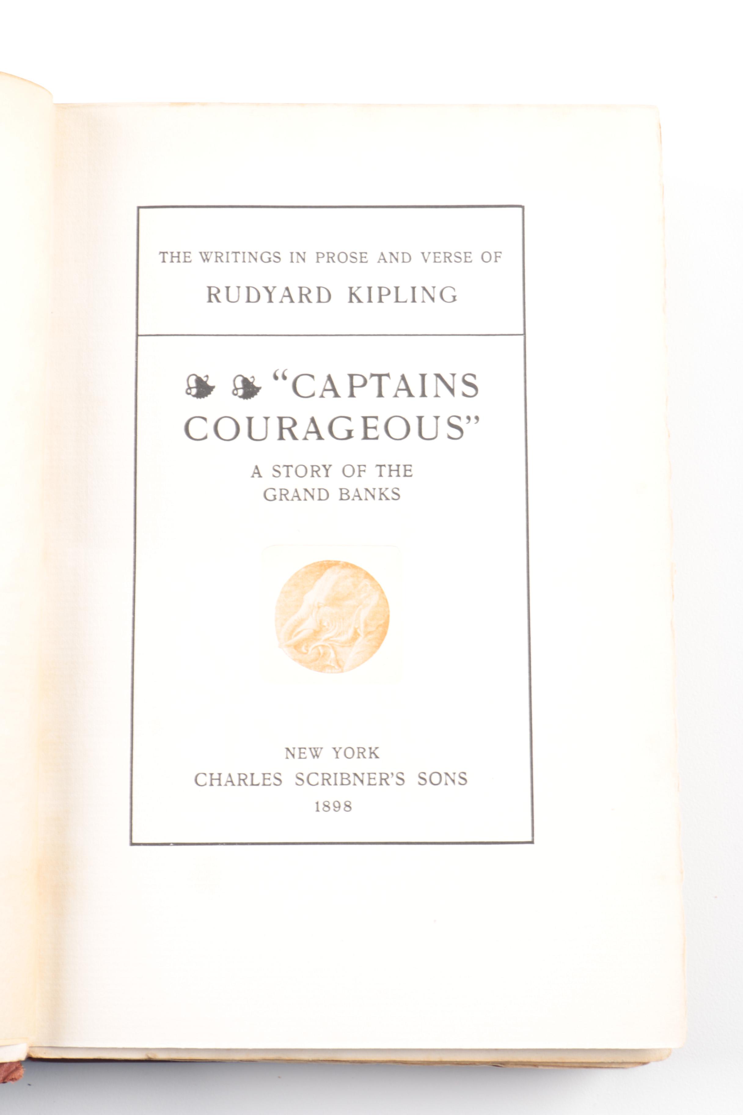 Assorted Hardcover Books including "The Works of Rudyard Kipling"