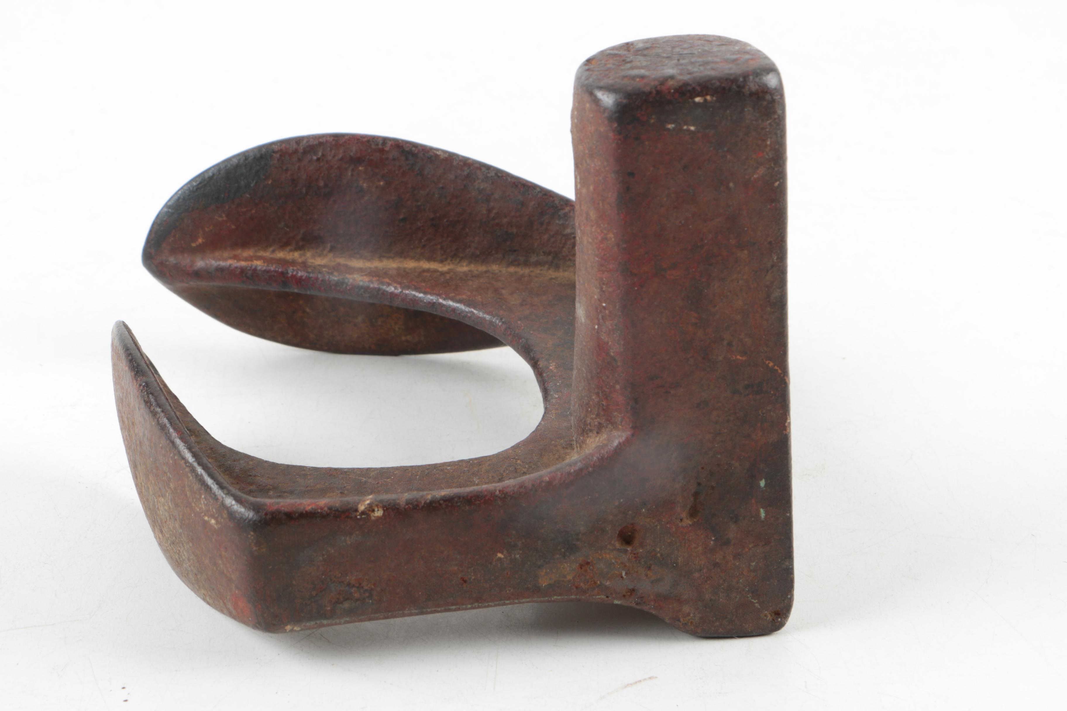 Vintage Cast Iron Cobble Tools