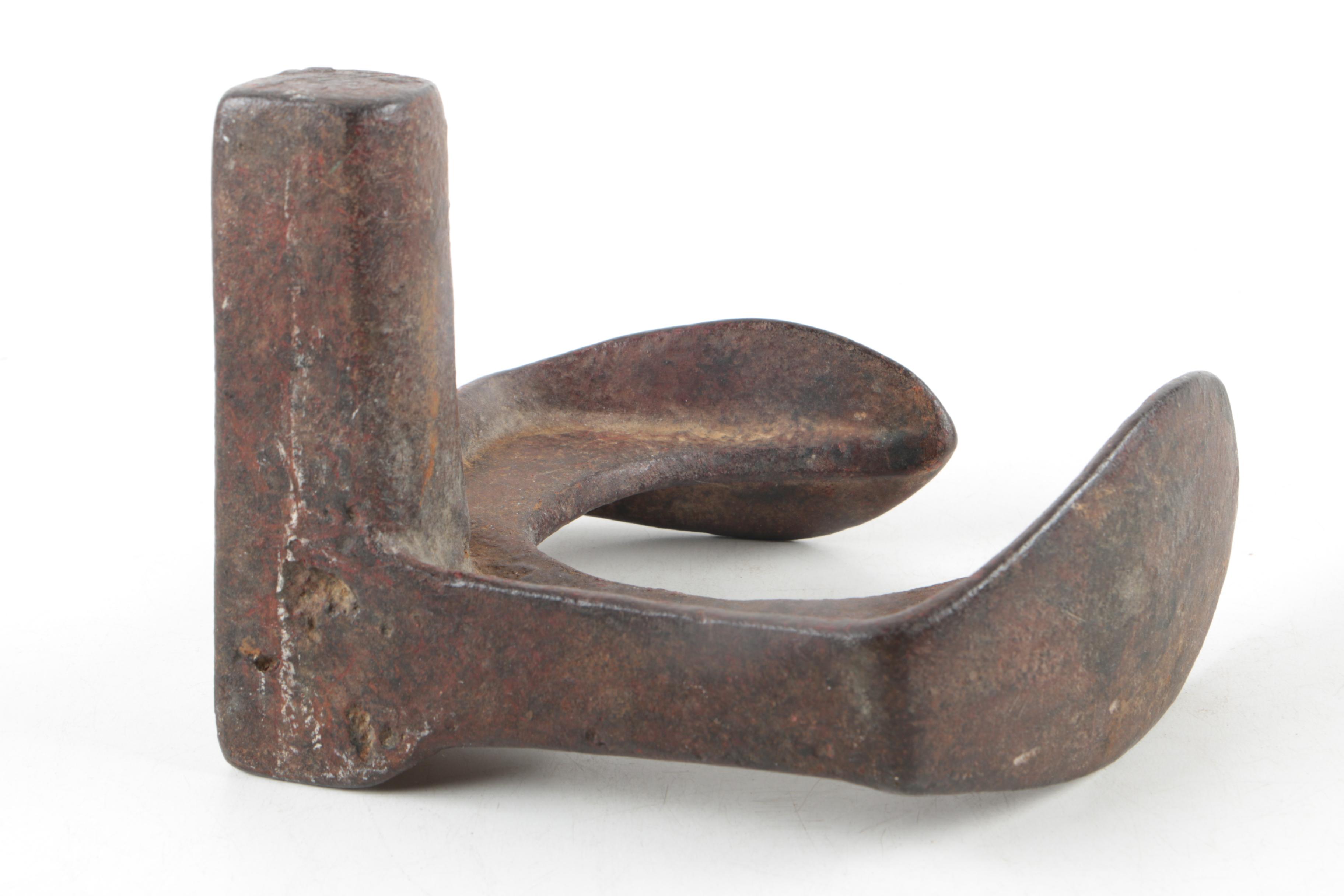 Vintage Cast Iron Cobble Tools