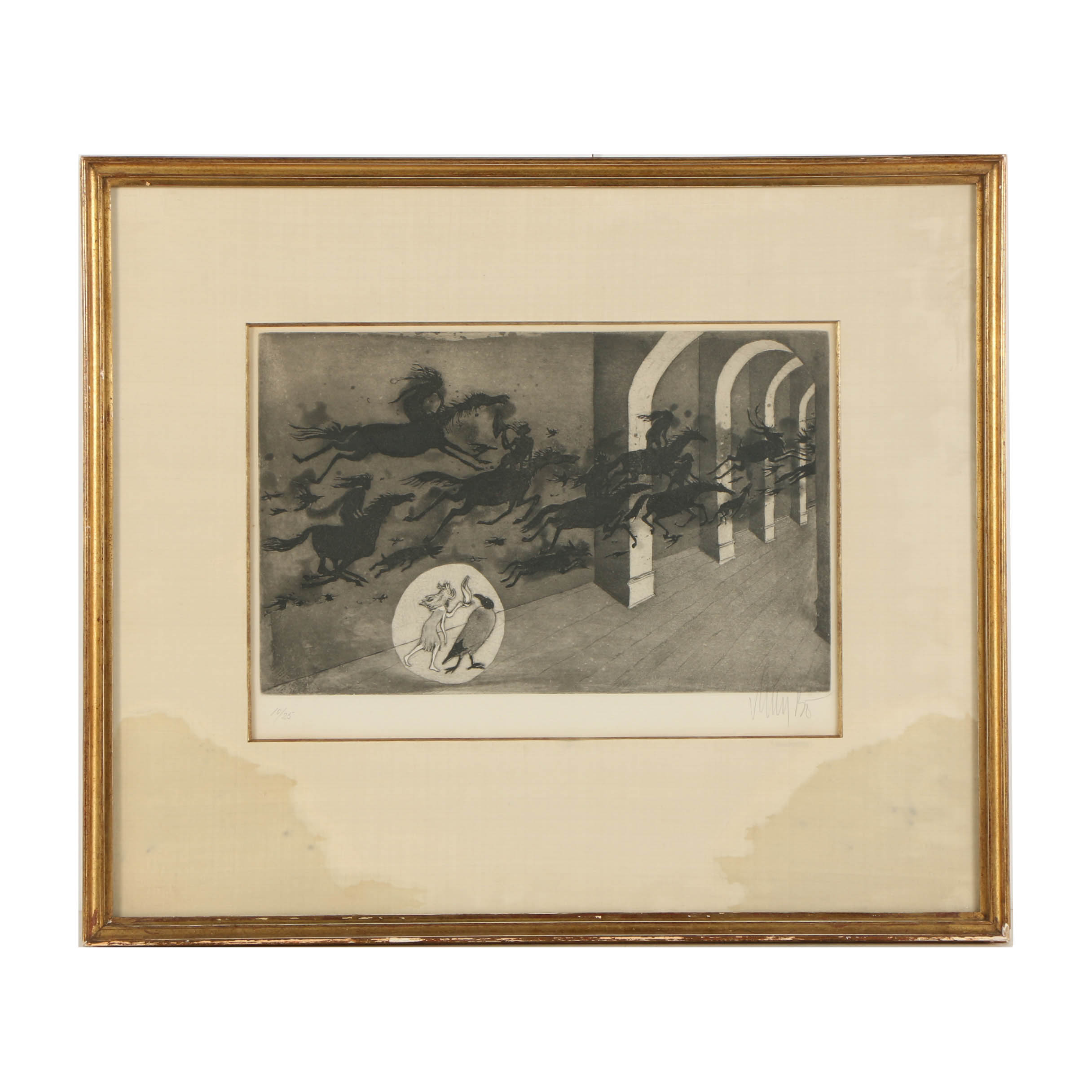 Lars Bo Limited Edition Etching with Aquatint "The Snow Queen"