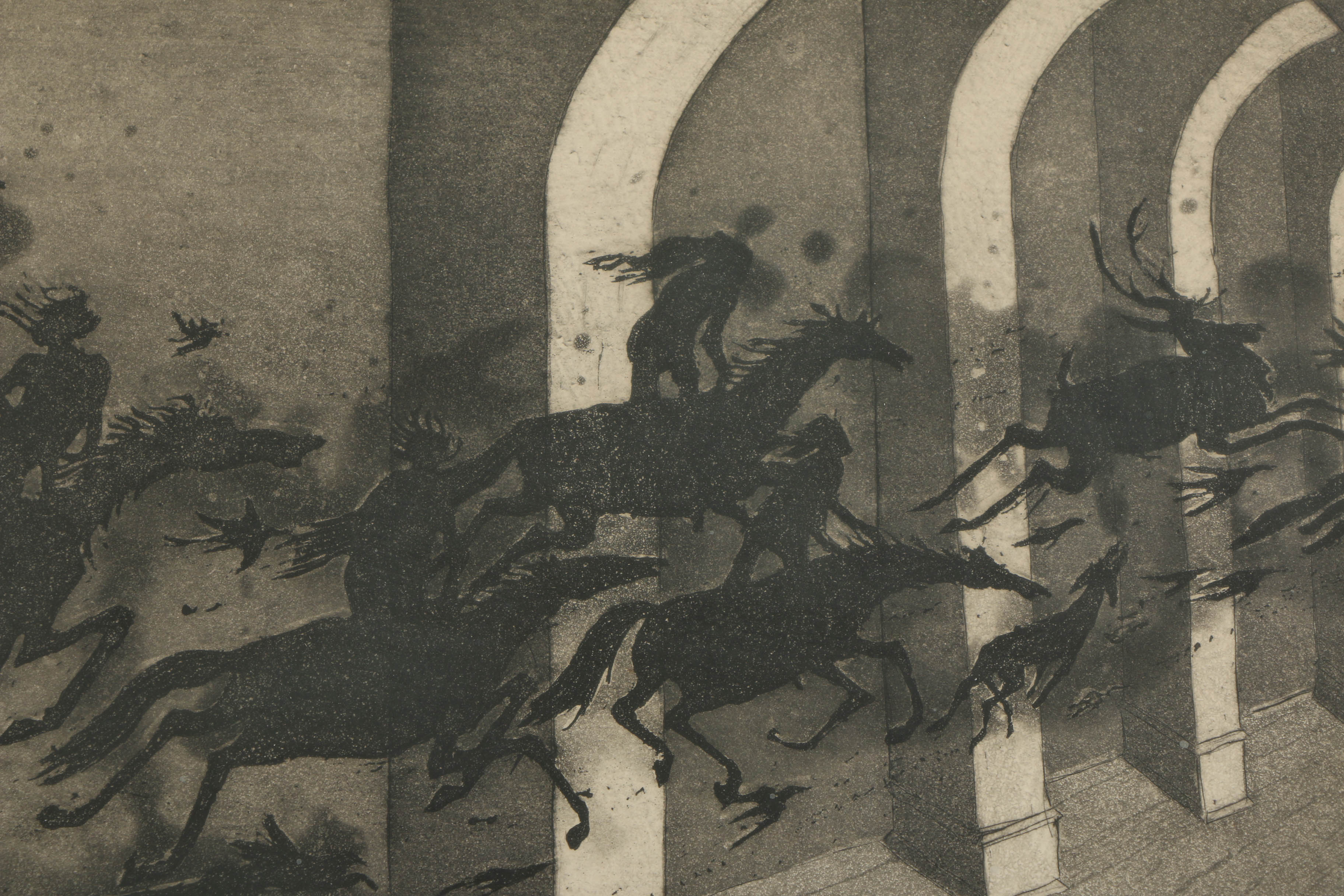 Lars Bo Limited Edition Etching with Aquatint "The Snow Queen"